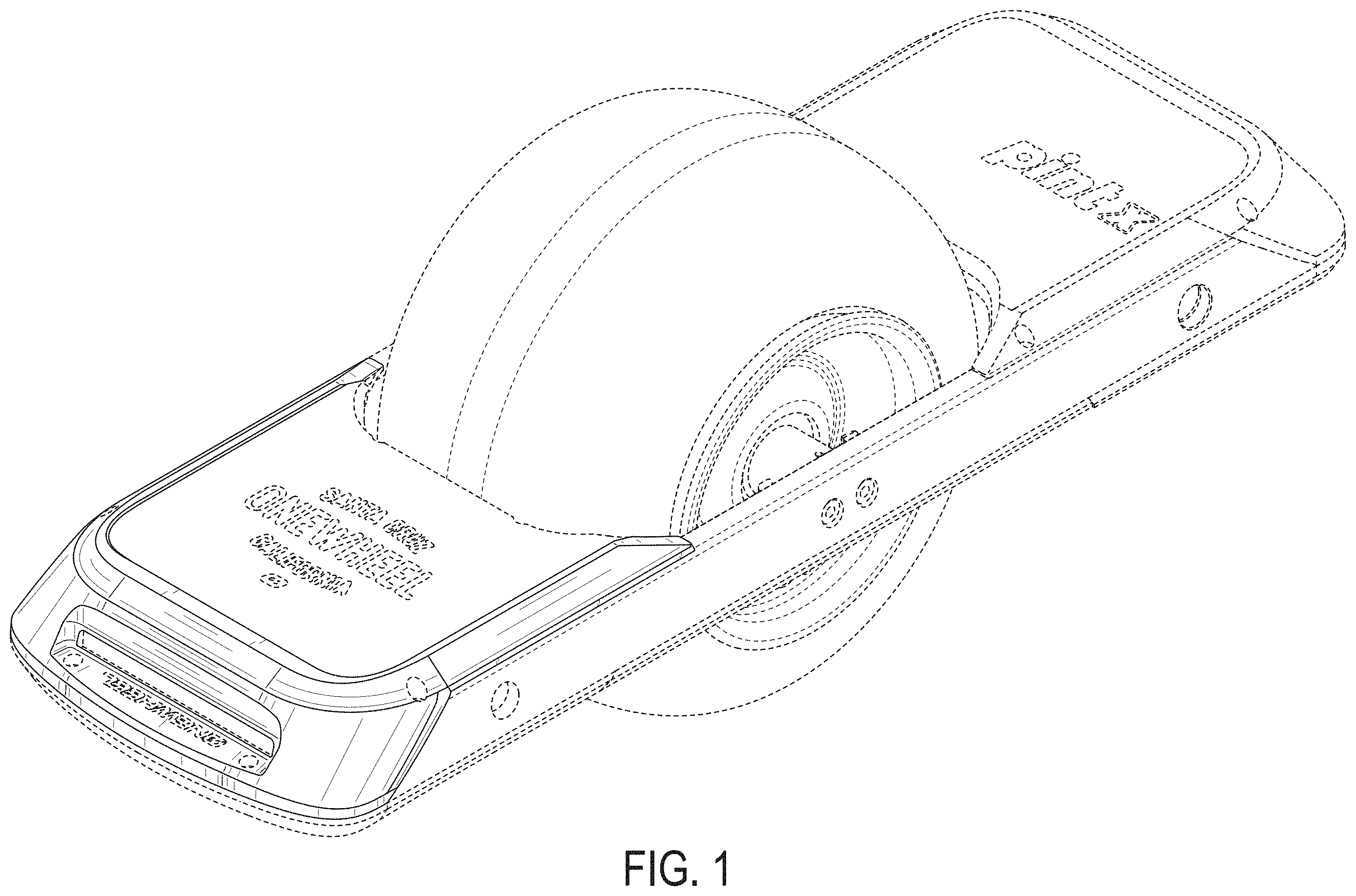 Patent USD1001941 — Rear bumper for electric vehicle — Figure 1