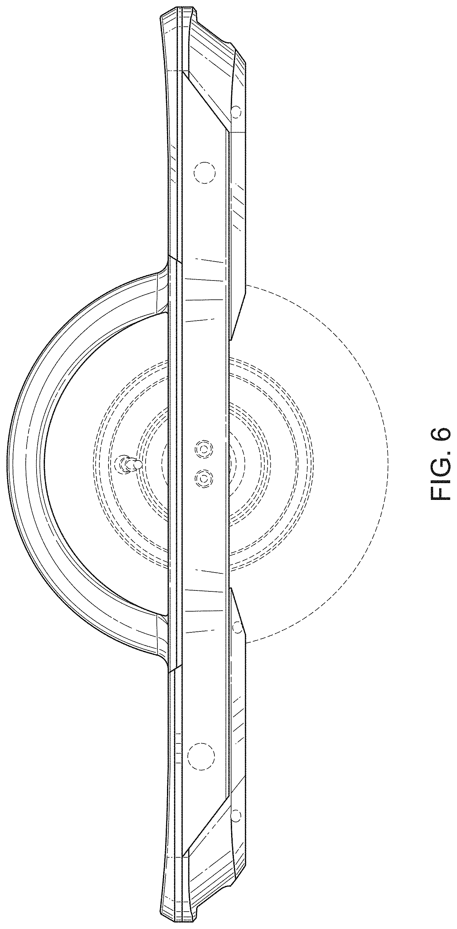 Patent USD1001942 Figure 6 – Electric vehicle with fender