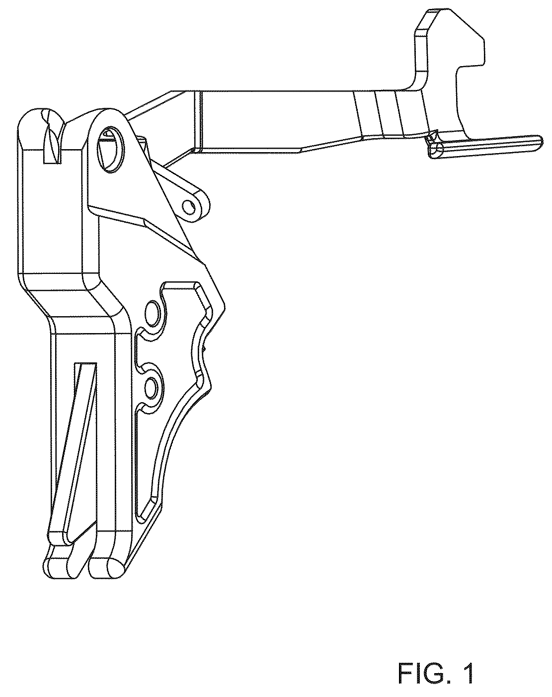 Patent USD1001948 — Firearm trigger assembly — Figure 1