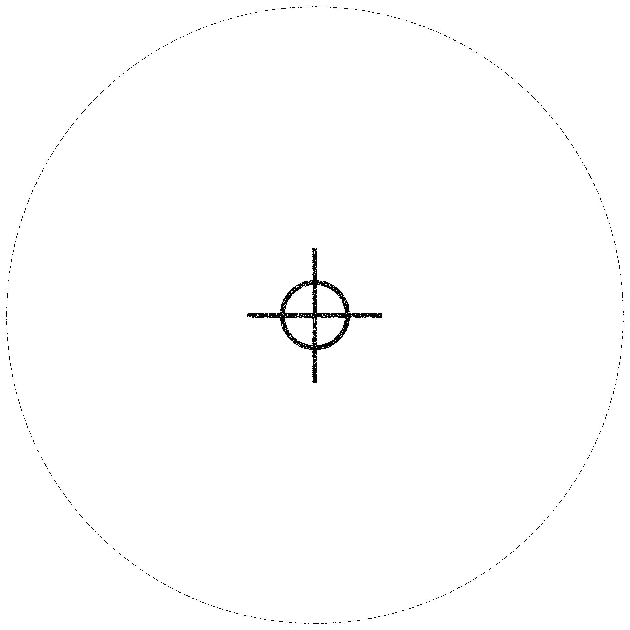 Patent USD1001952 — Aiming or targeting device or portion thereof with reticle — Figure 1