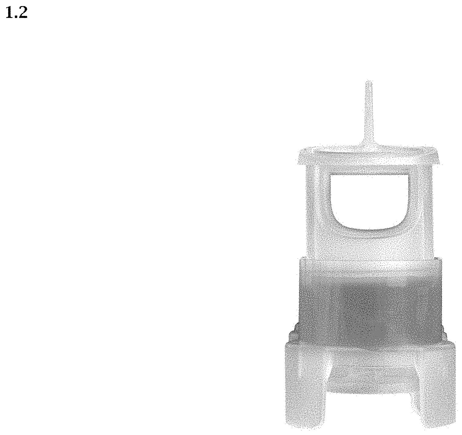 Patent USD1001958 Figure 2 – Dispenser for toilet cleaning blocks