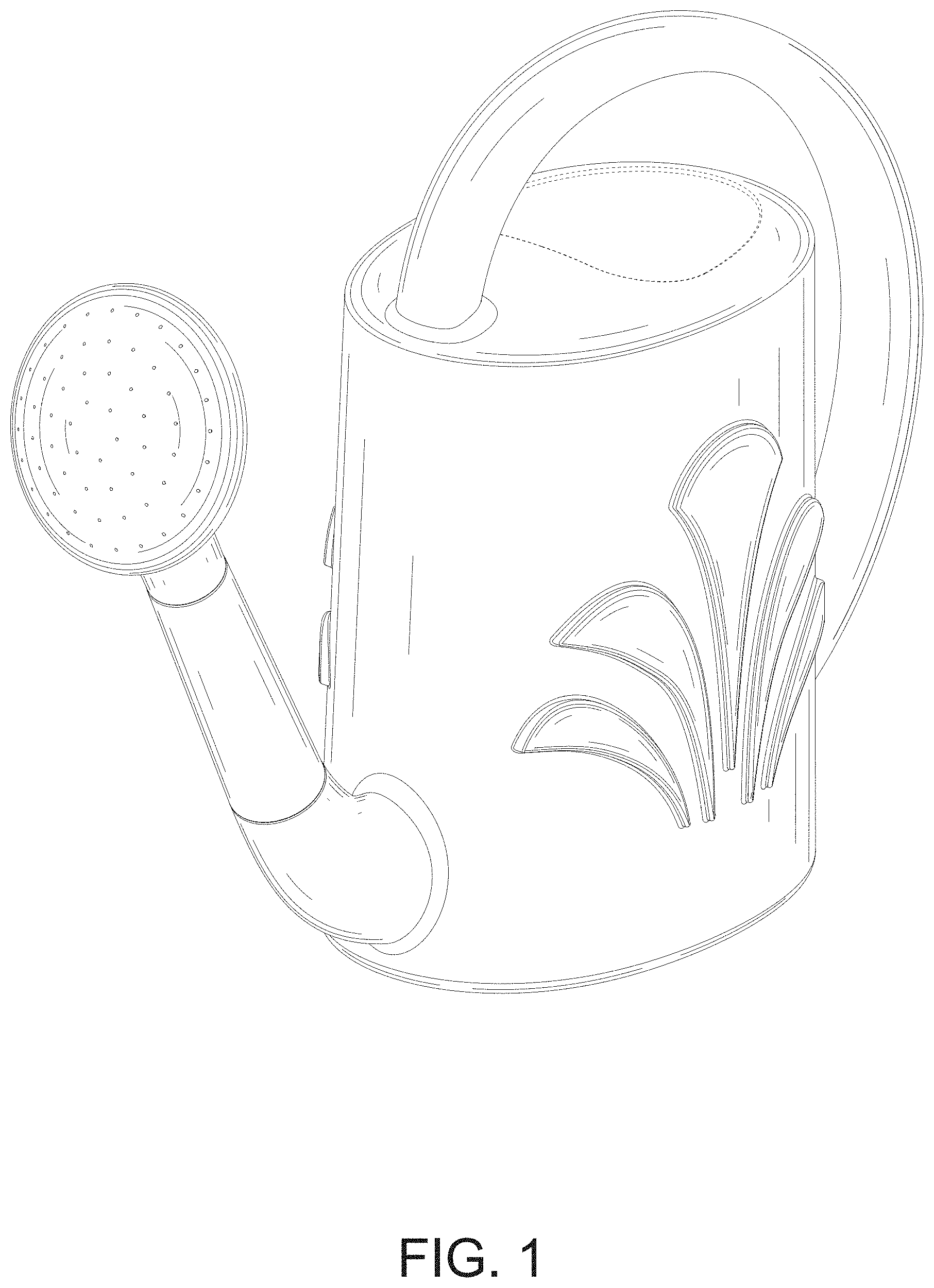 Patent USD1001962 — Watering can — Figure 1