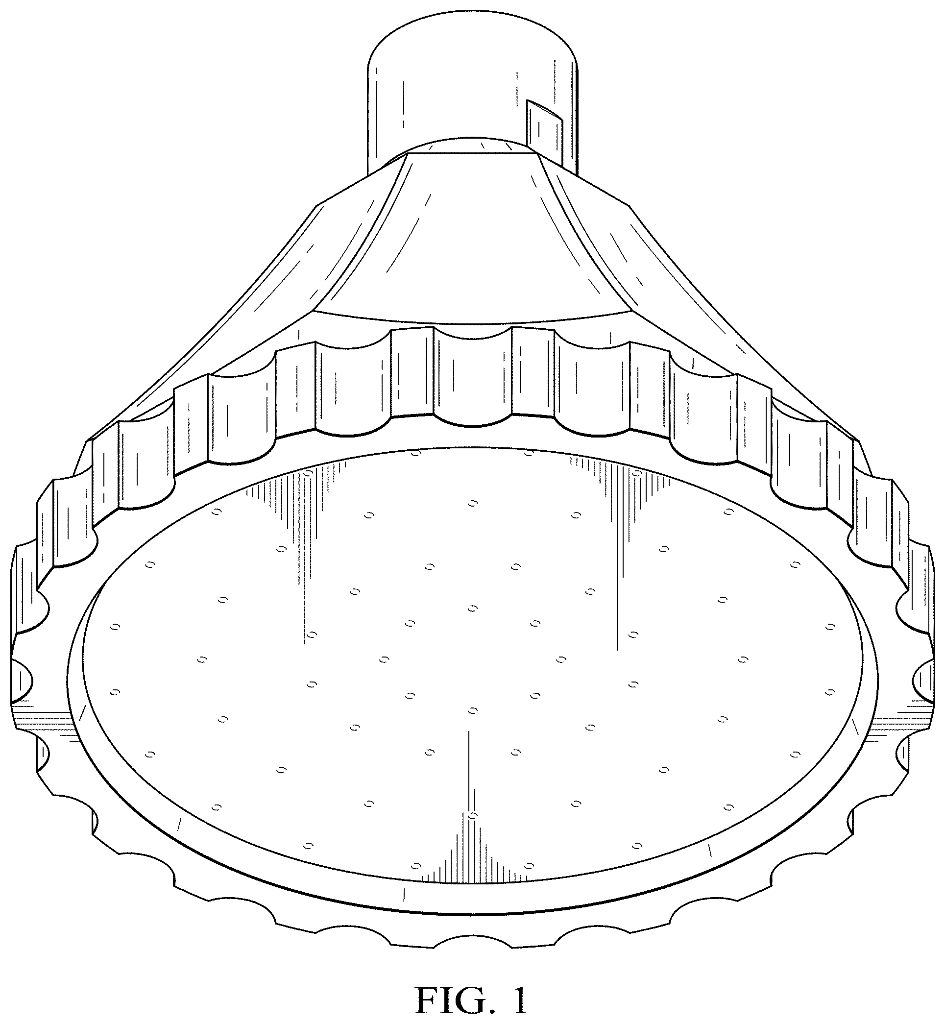 Patent USD1001965 — Shower head — Figure 1