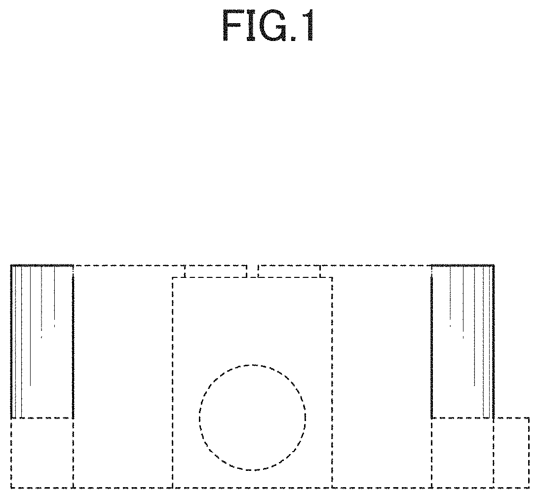 Patent USD1001971 Figure 1 – Fluid block