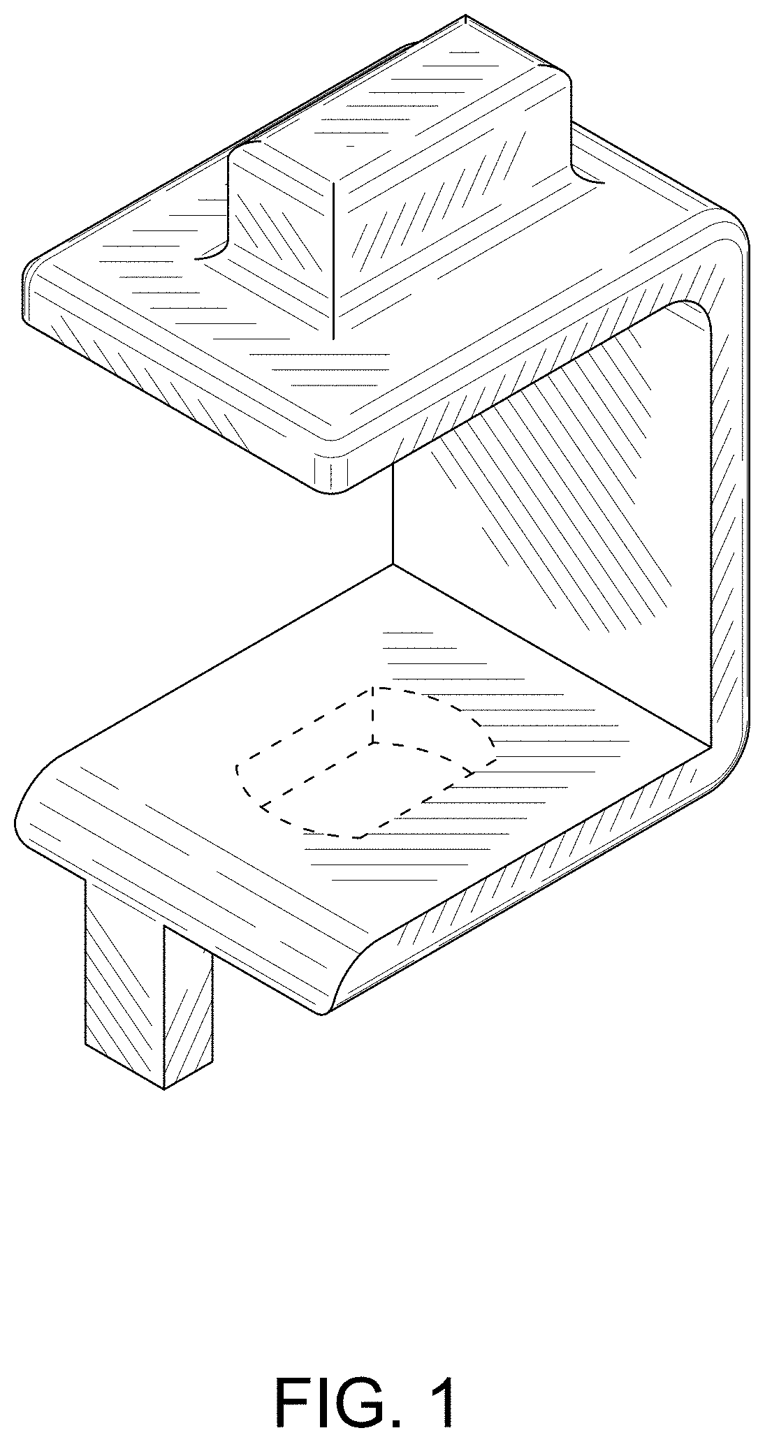 Patent USD1001976 — Handle for curb stop valve — Figure 1