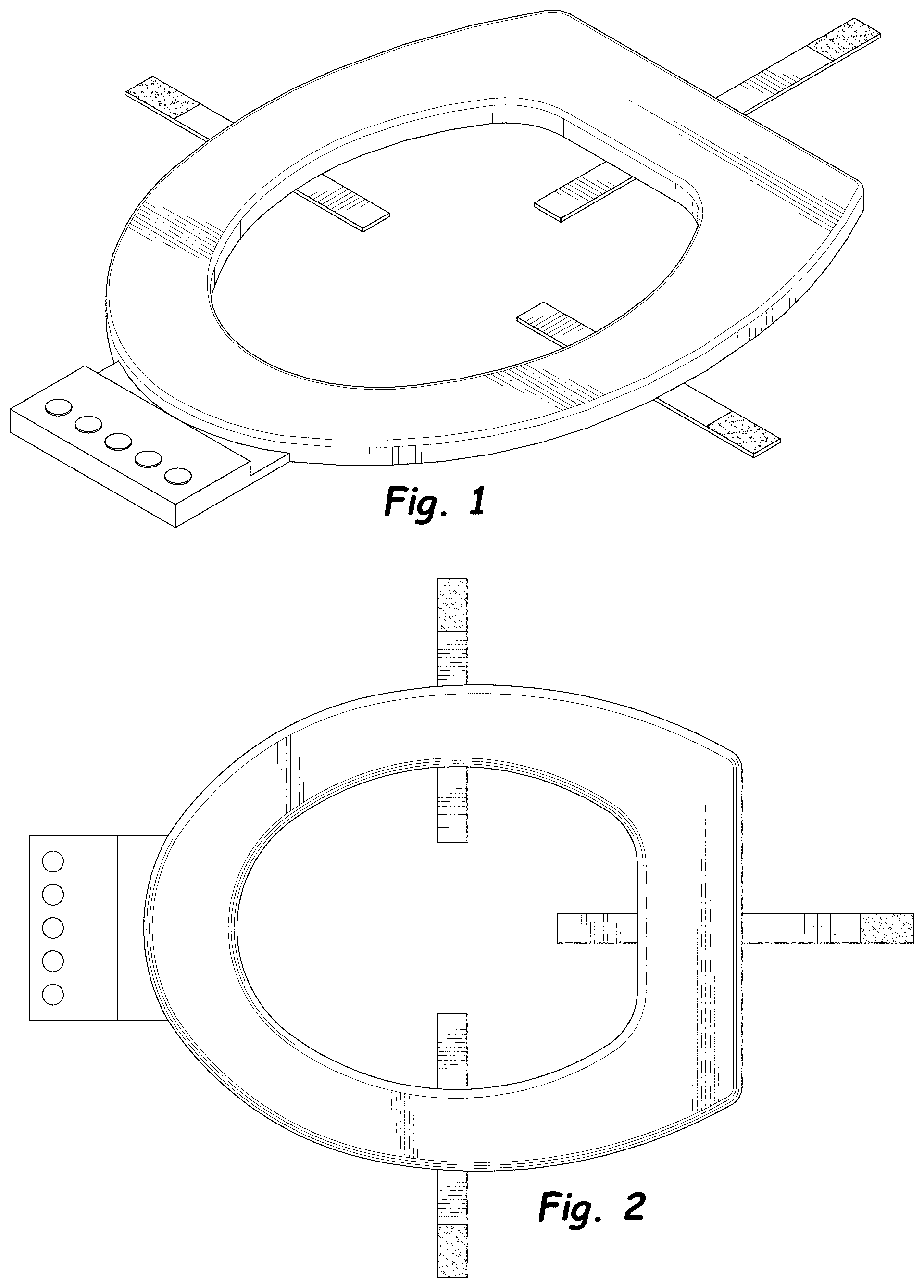 Patent USD1001984 — Toilet seat cover — Figure 1