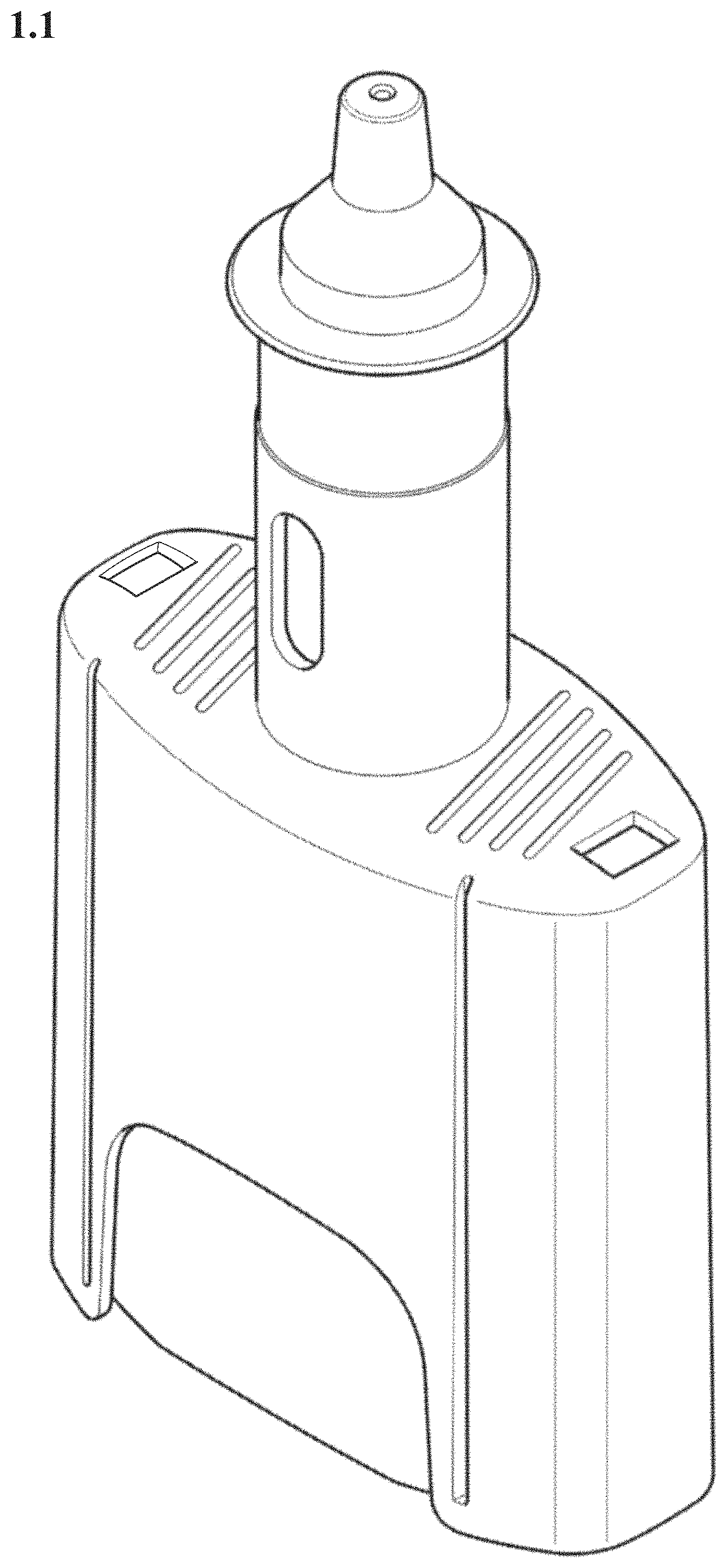 Patent USD1001997 Figure 1 – Device for nasal spray