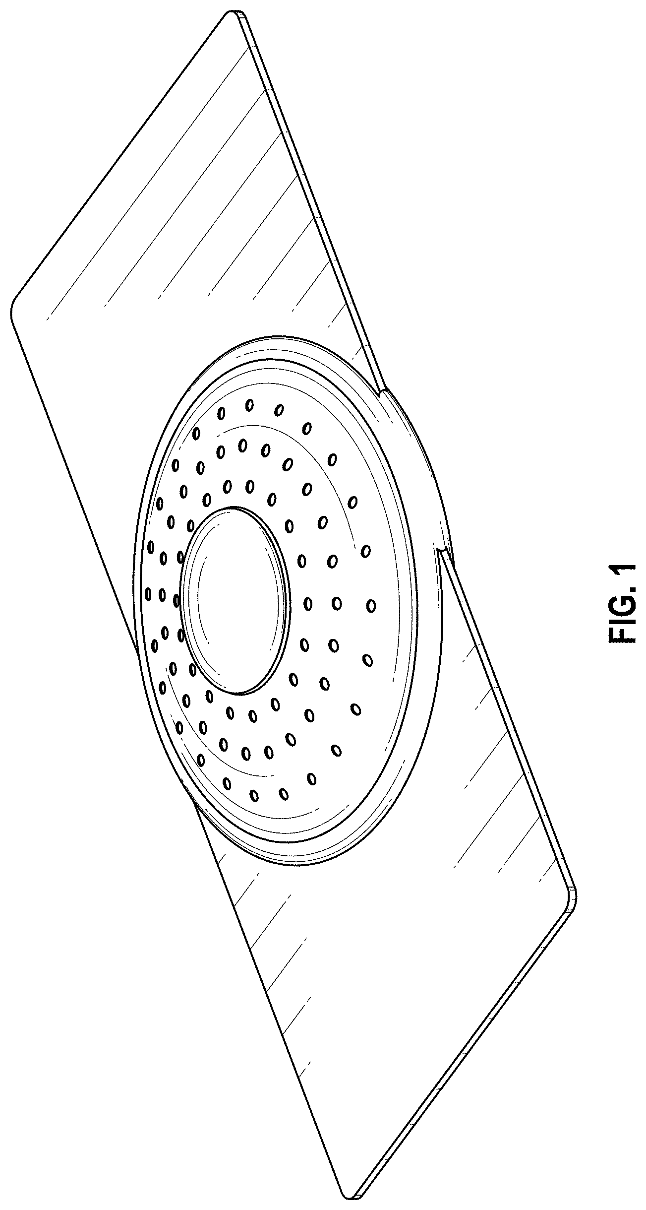 Patent USD1002019 Figure 1 – Wound covering