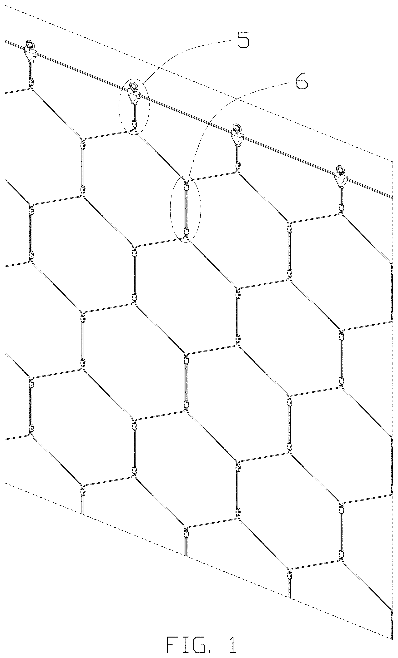 Patent USD1002039 — Net light — Figure 1