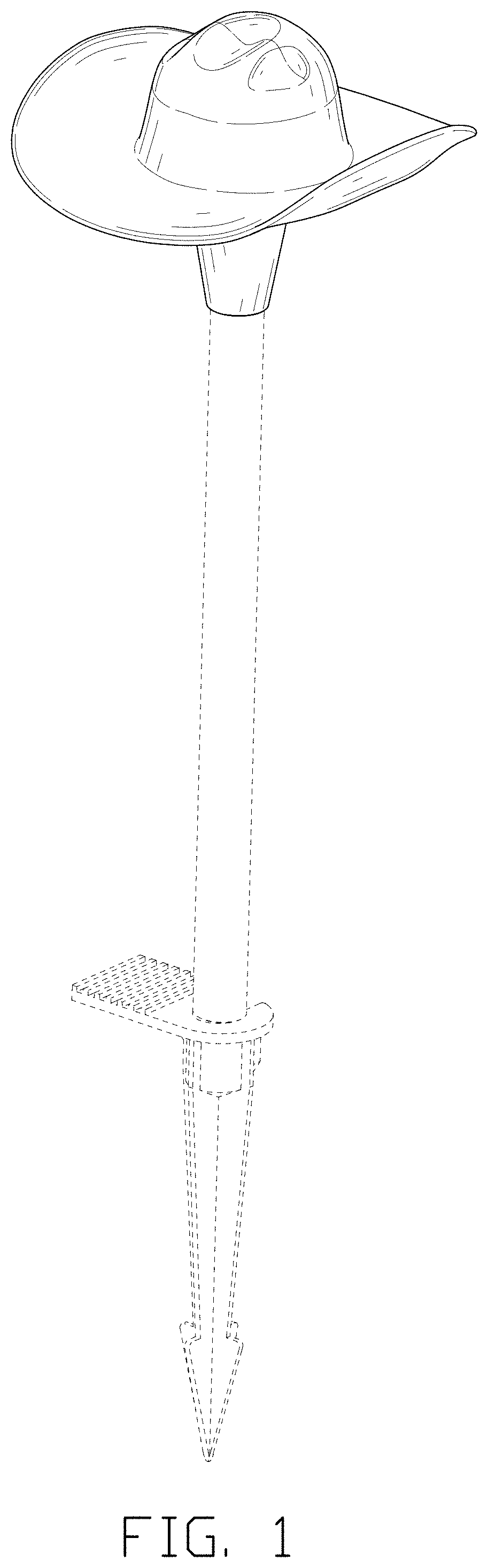 Patent USD1002052 — Landscape path lamp — Figure 1