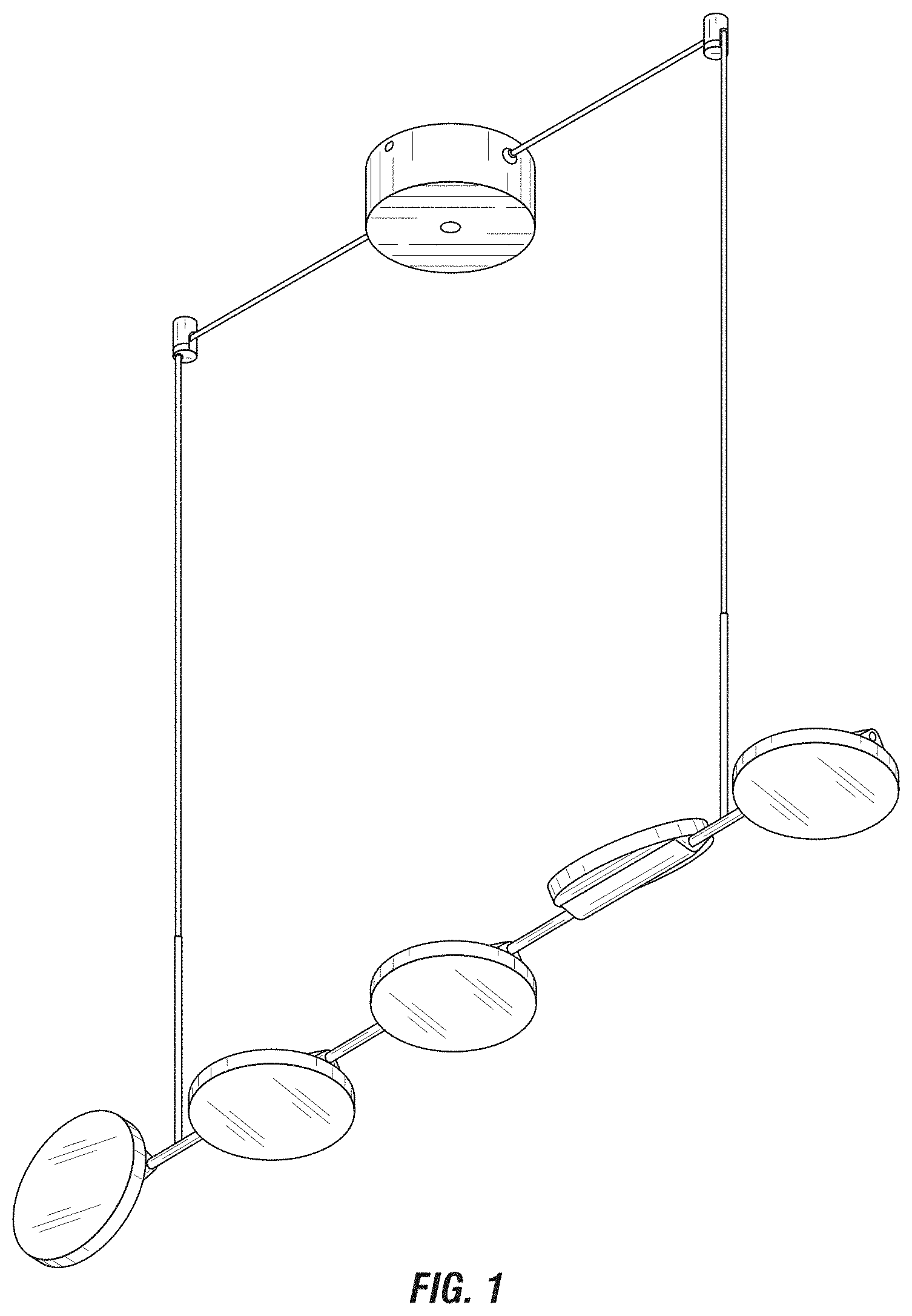 Patent USD1002060 Figure 1 – Light fixture