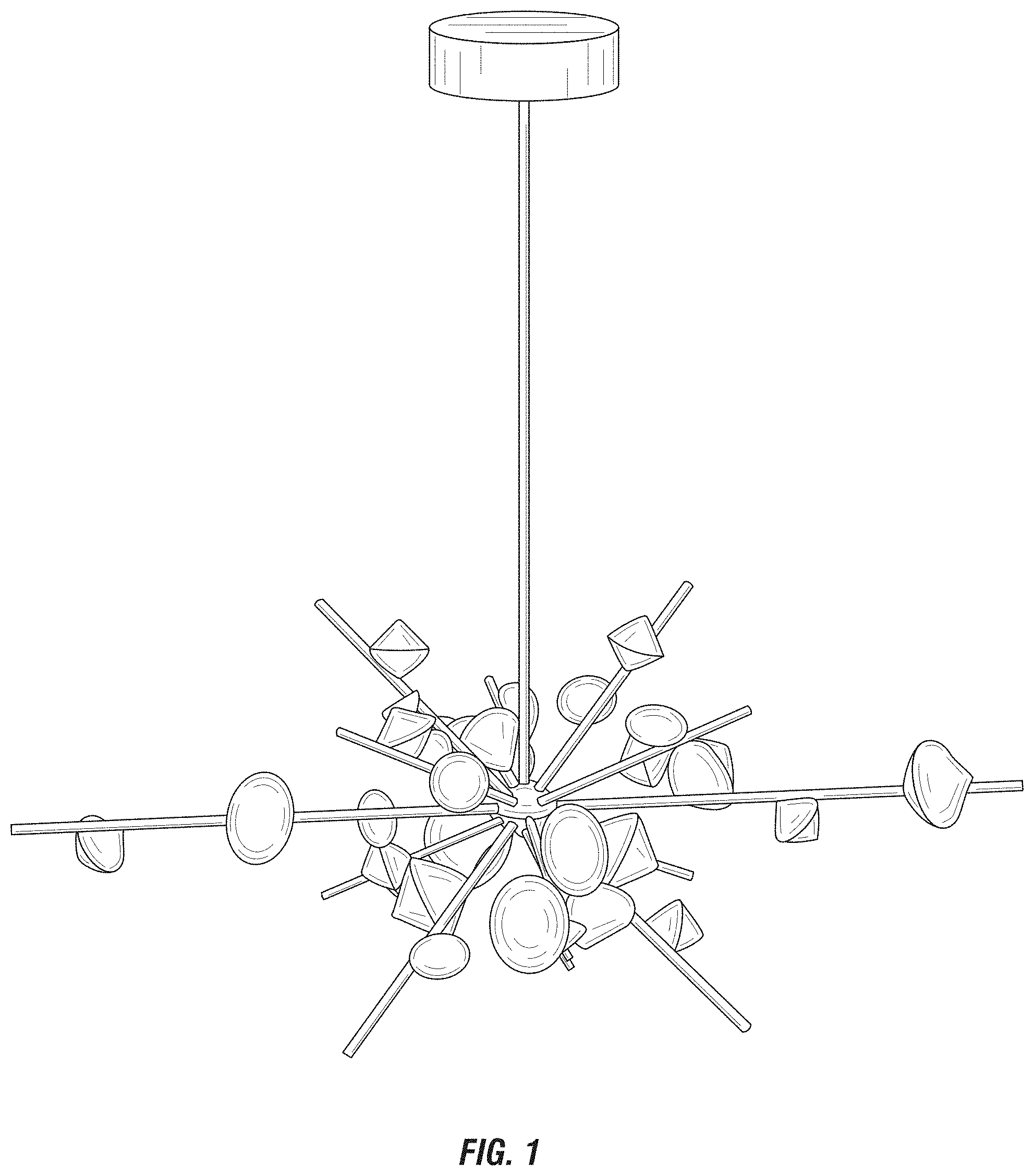 Patent USD1002062 — Light fixture — Figure 1