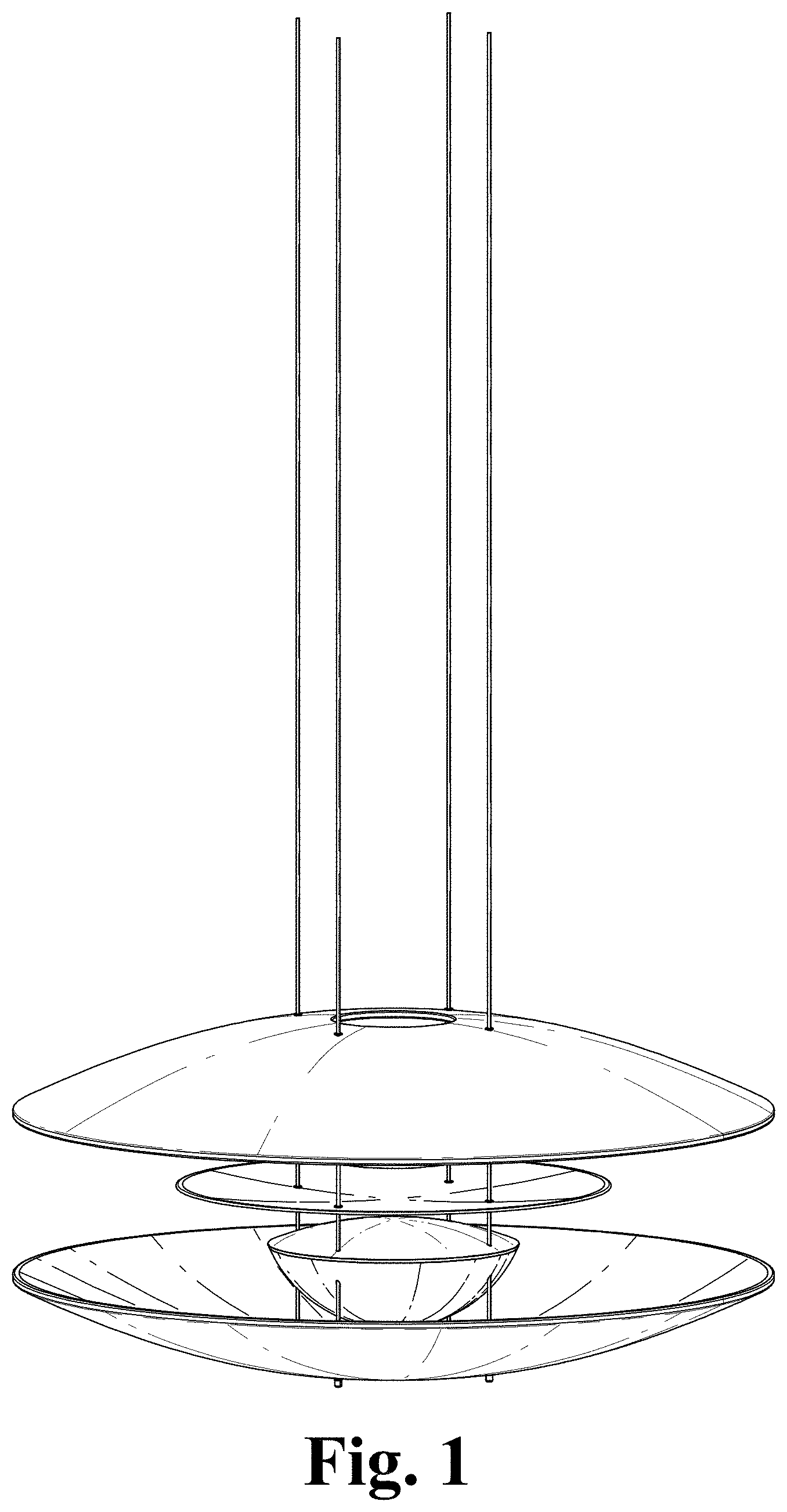 Patent USD1002065 — Suspension lighting fixture — Figure 1
