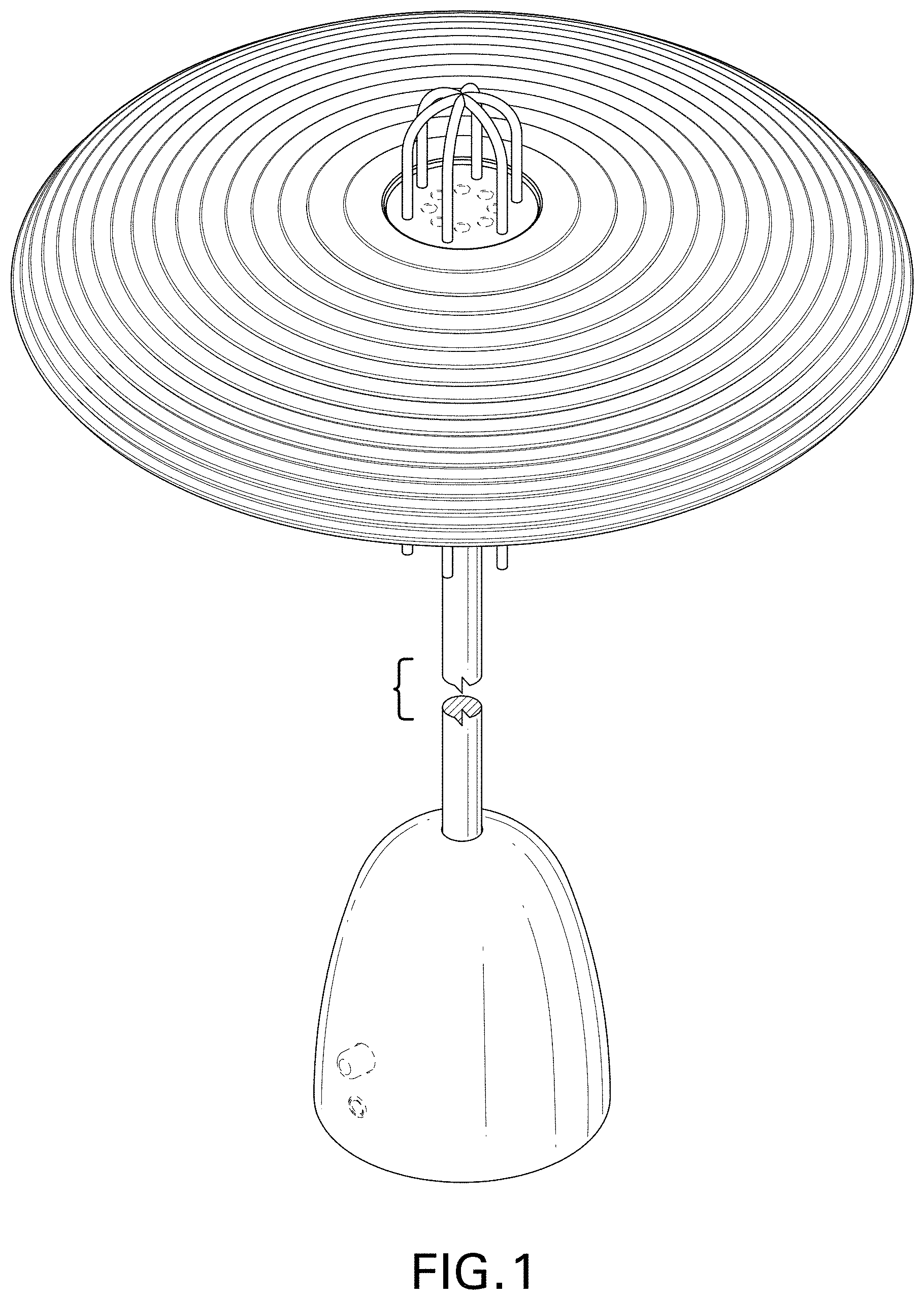 Patent USD1002071 — Table lamp — Figure 1