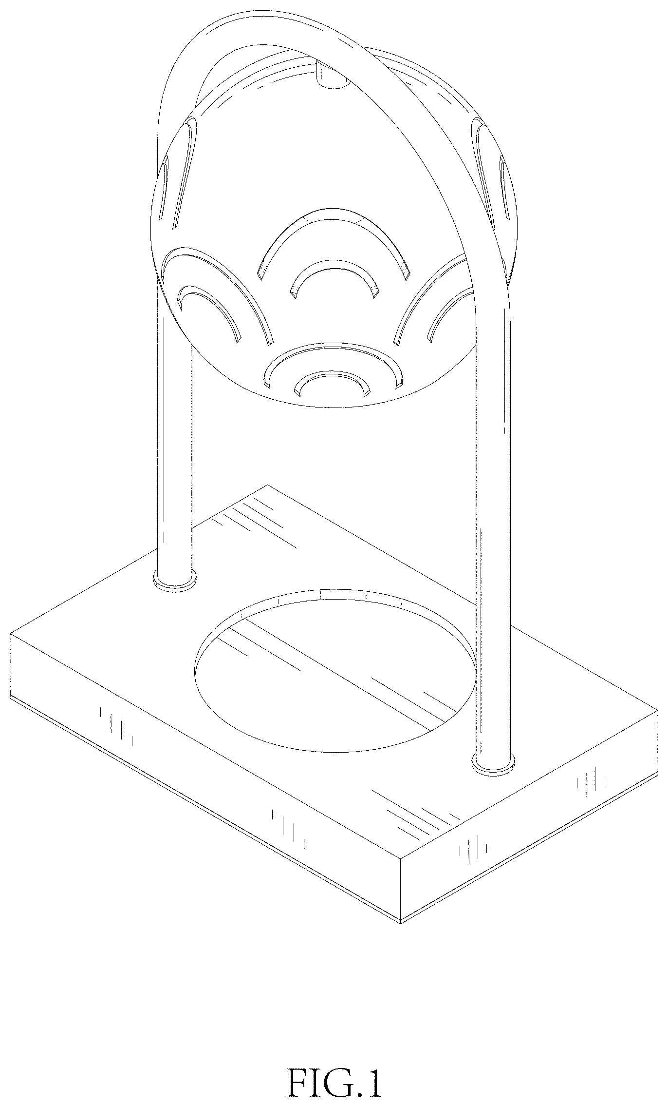 Patent USD1002072 — Wax melting lamp — Figure 1