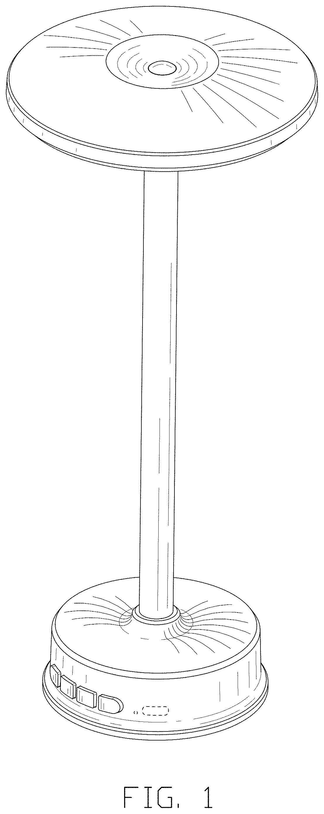 Patent USD1002073 — LED lamp — Figure 1