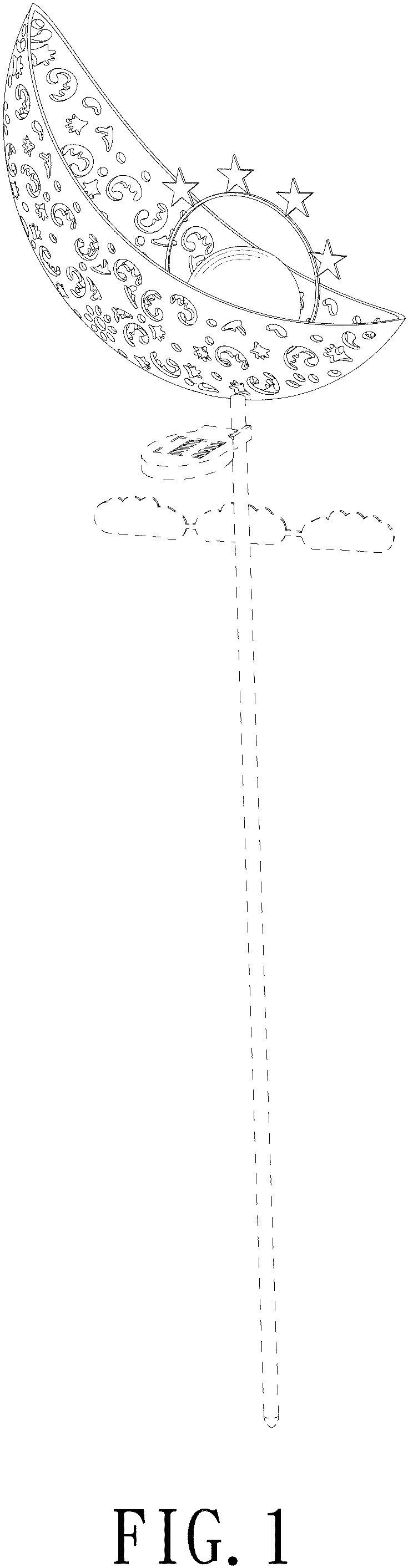 Patent USD1002085 — Solar lamp — Figure 1