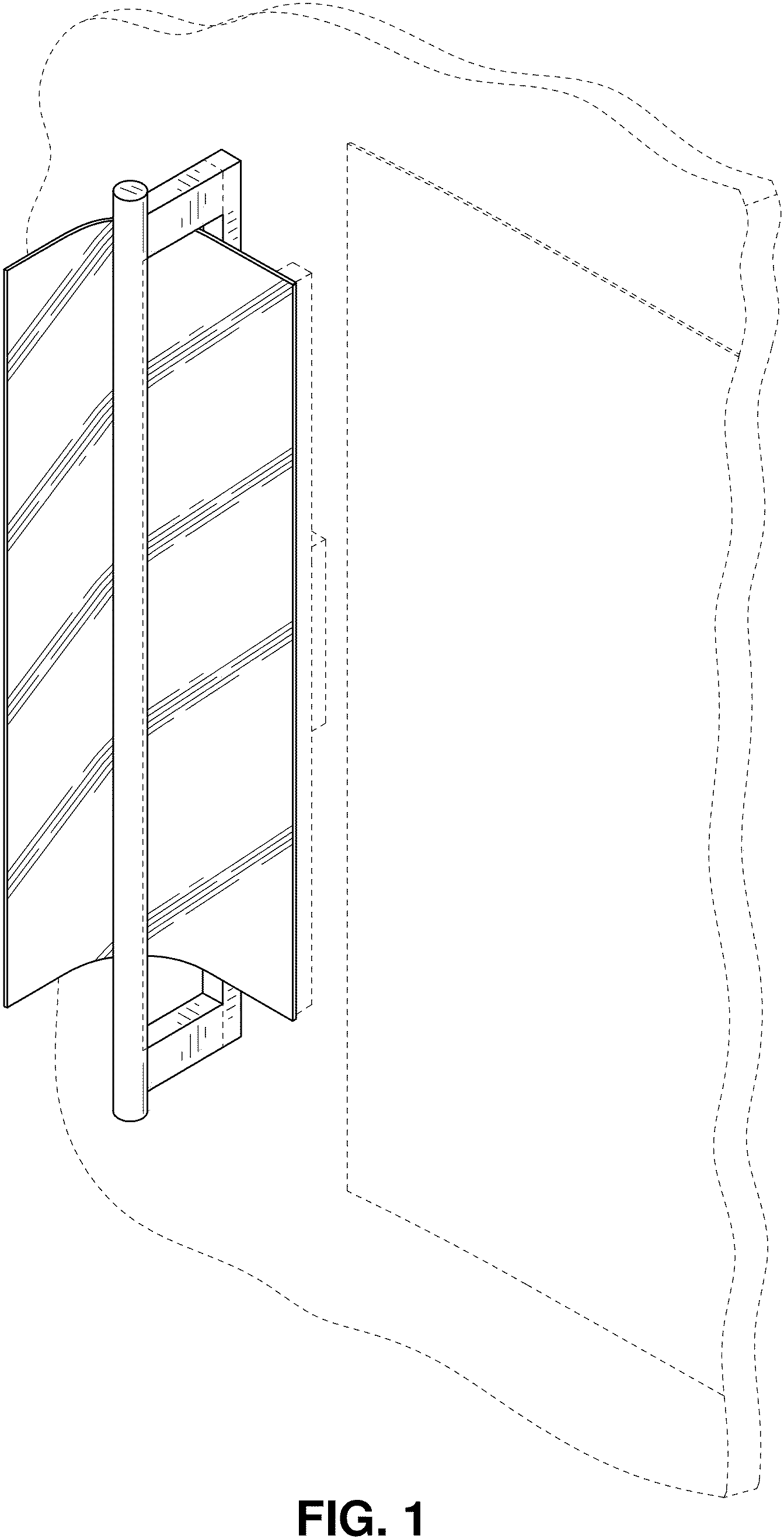 Patent USD1002086 — Mounting fixture for a light — Figure 1