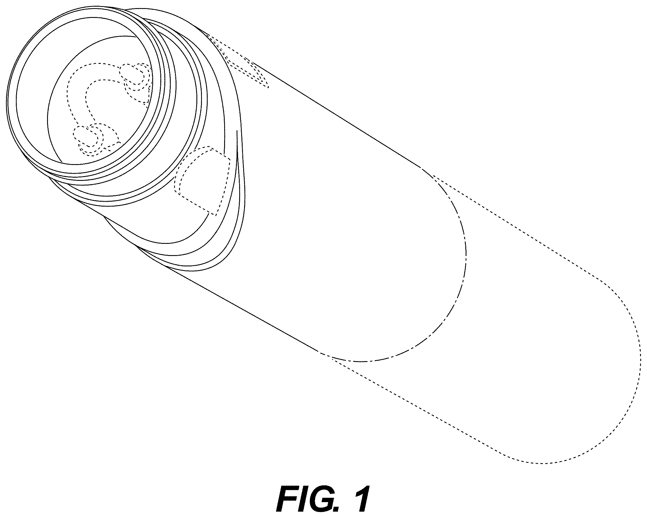 Patent USD1002095 — Electronic cigarette section — Figure 1