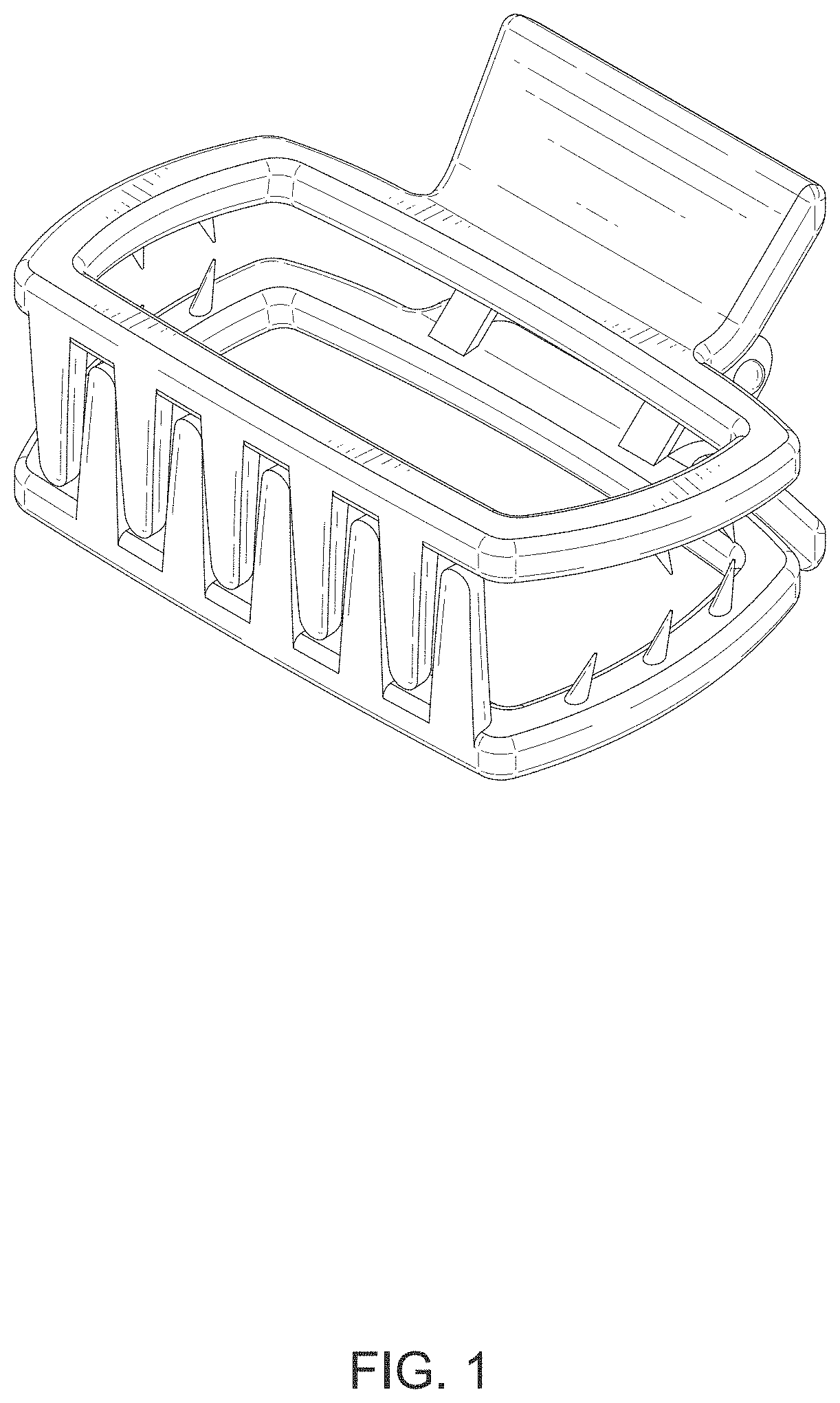 Patent USD1002104 — Hair clip — Figure 1