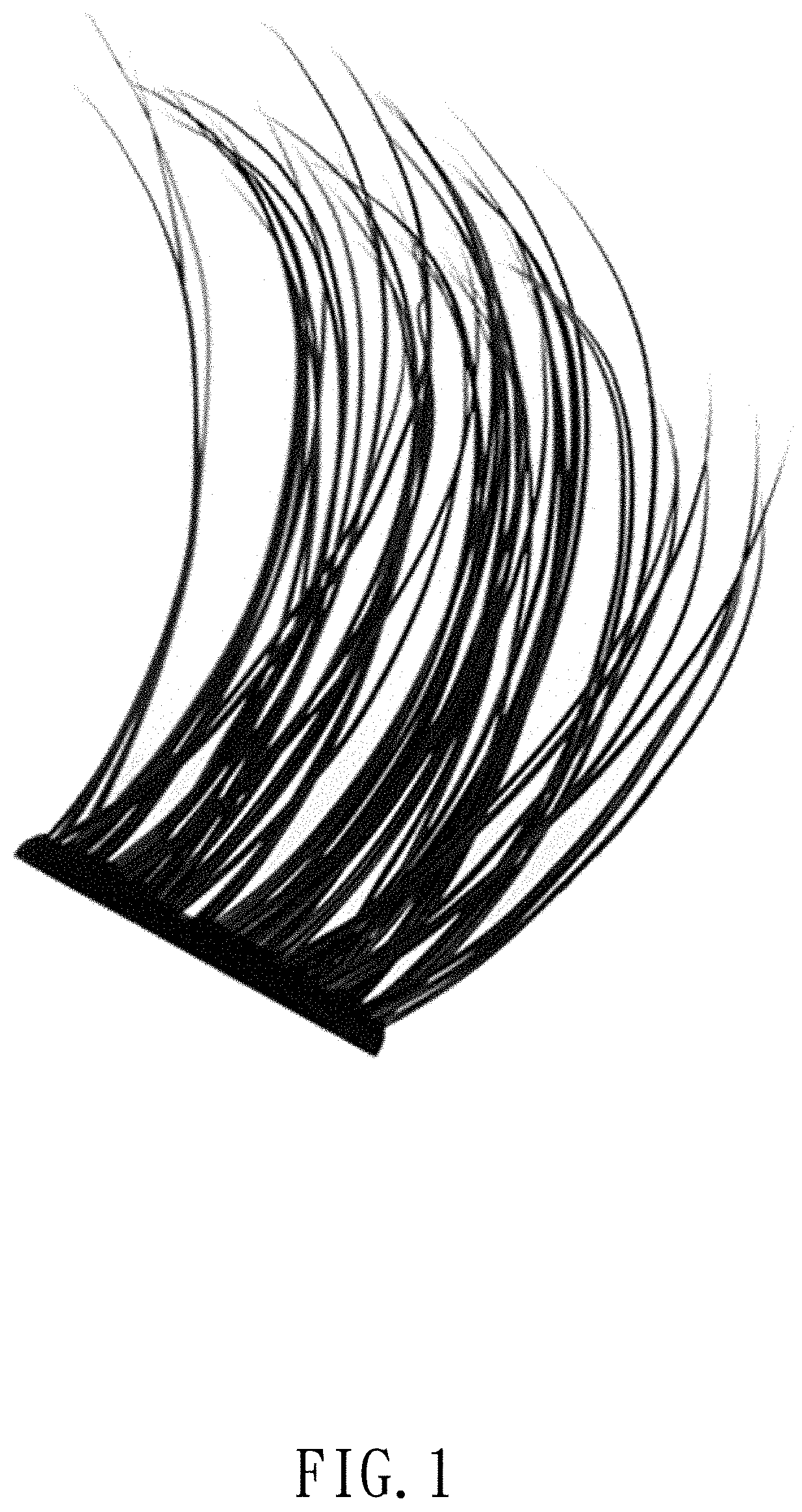 Patent USD1002110 — False eyelashes — Figure 1