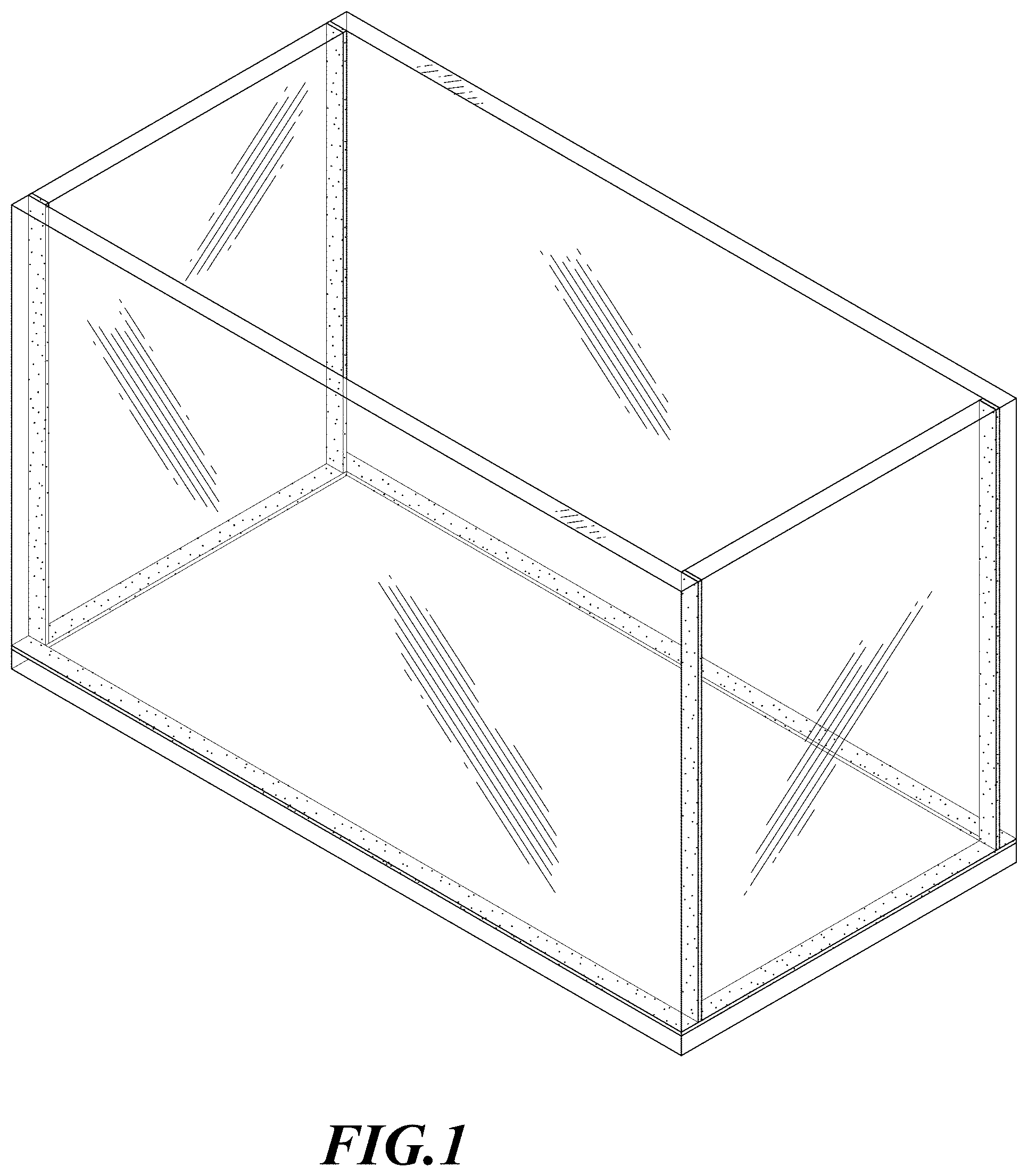 Patent USD1002116 Figure 1 – Glow in the dark aquarium