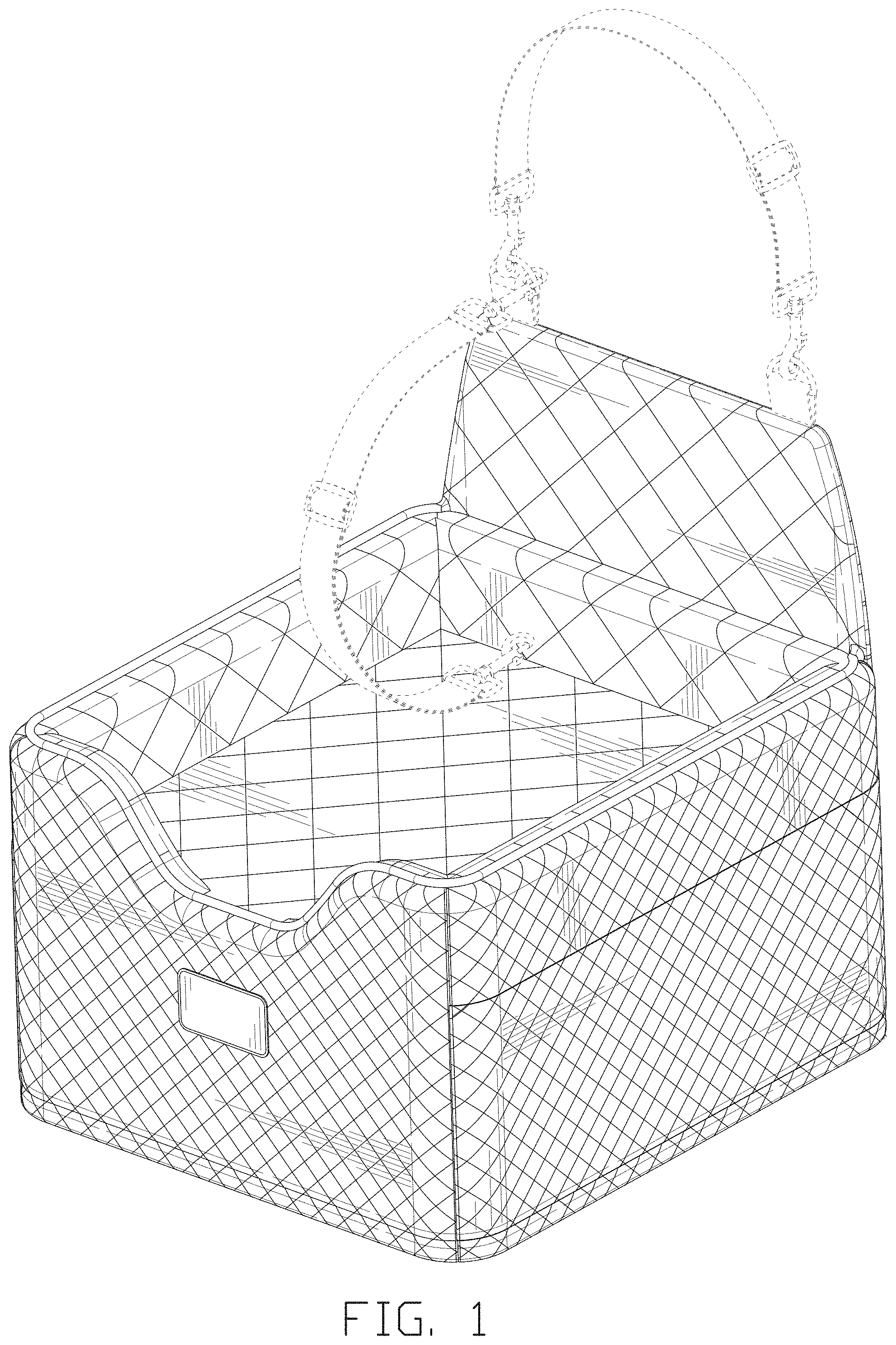 Patent USD1002118 — Dog car seat — Figure 1