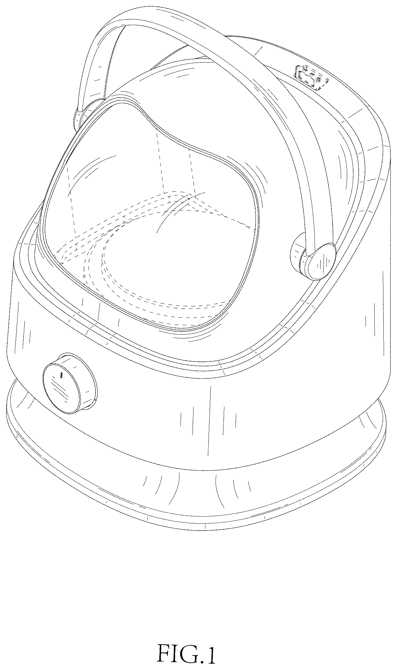 Patent USD1002122 — Pet grooming vacuum — Figure 1