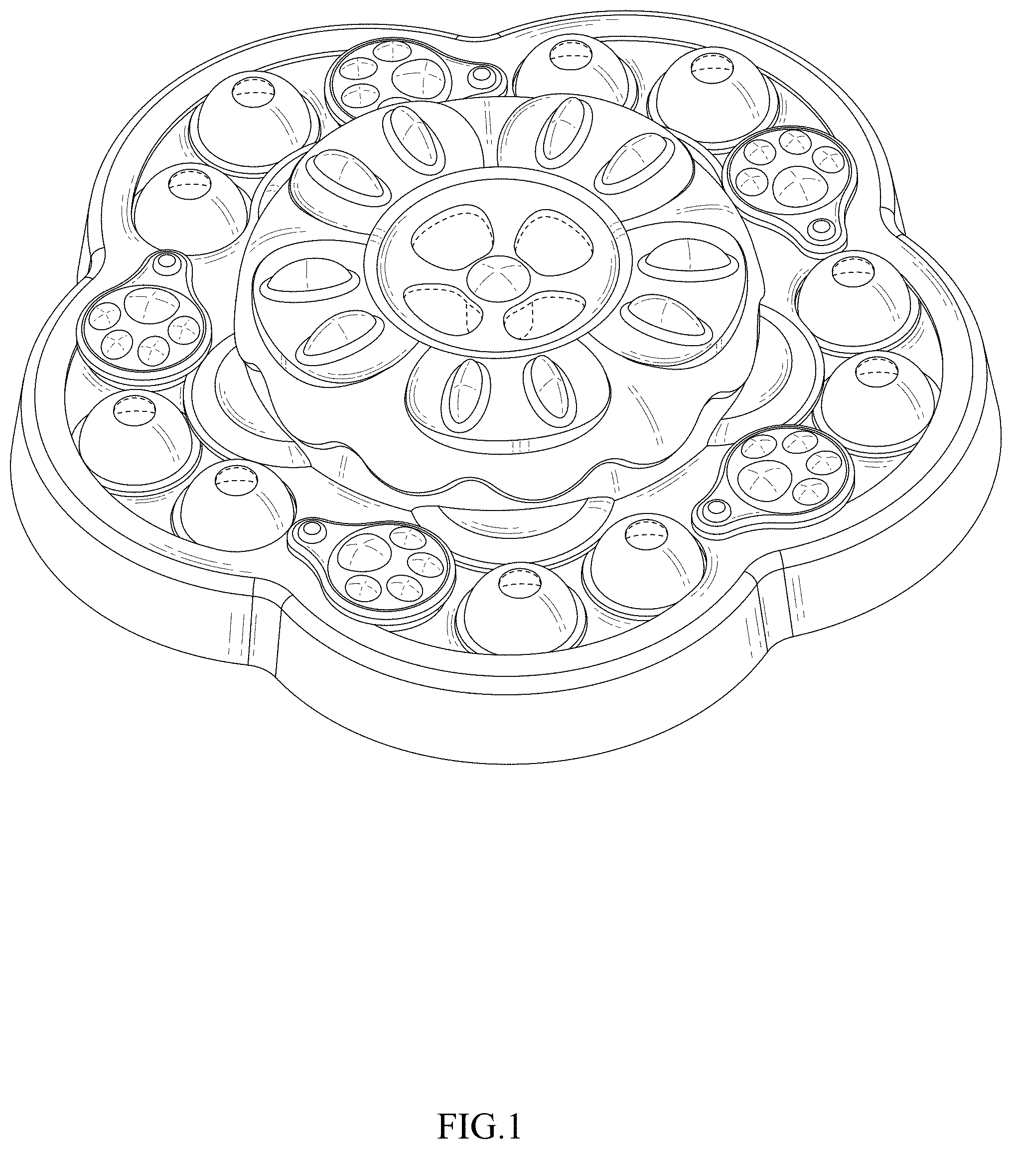 Patent USD1002124 — Toy for animal — Figure 1