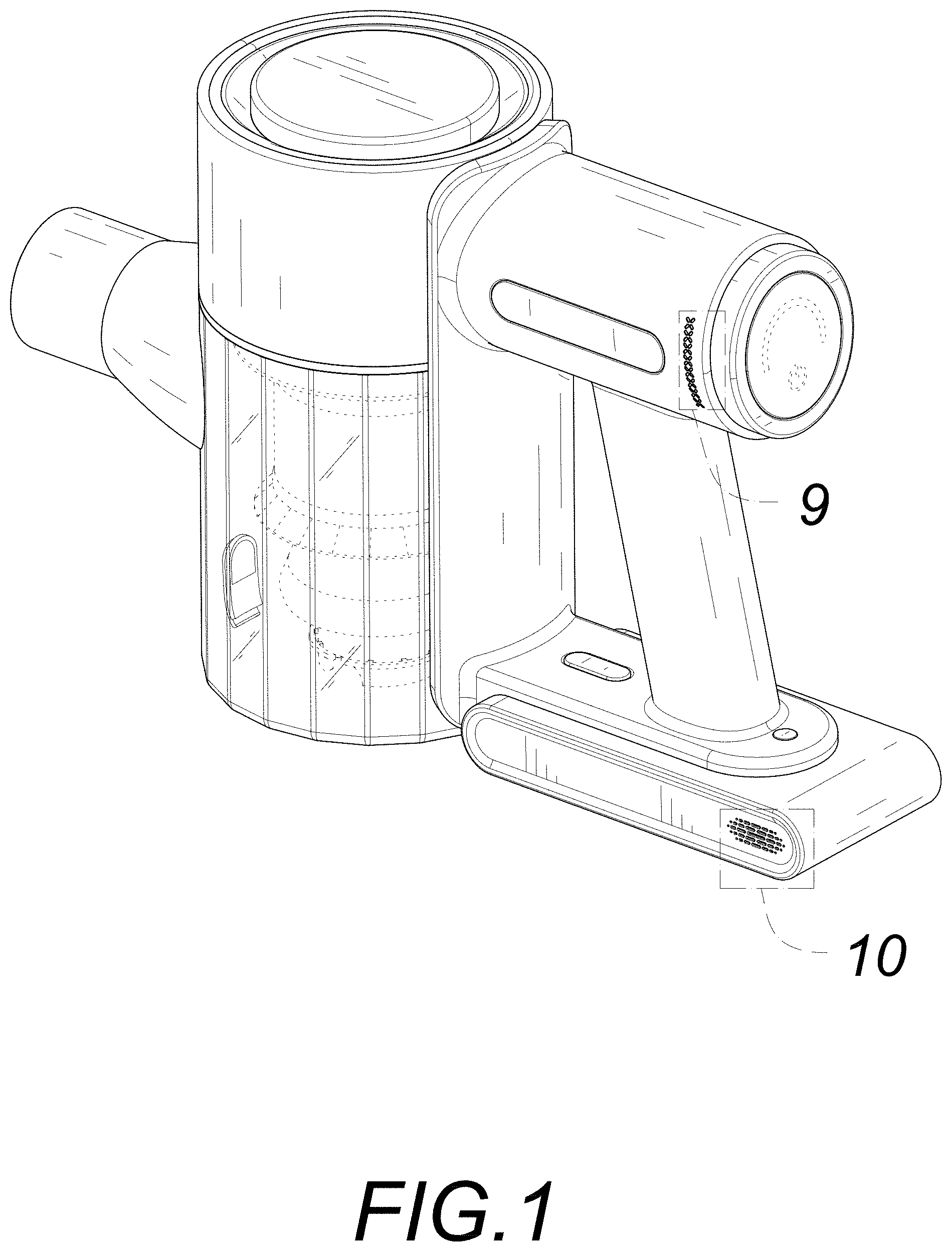Patent USD1002133 — Household vacuum cleaner — Figure 1