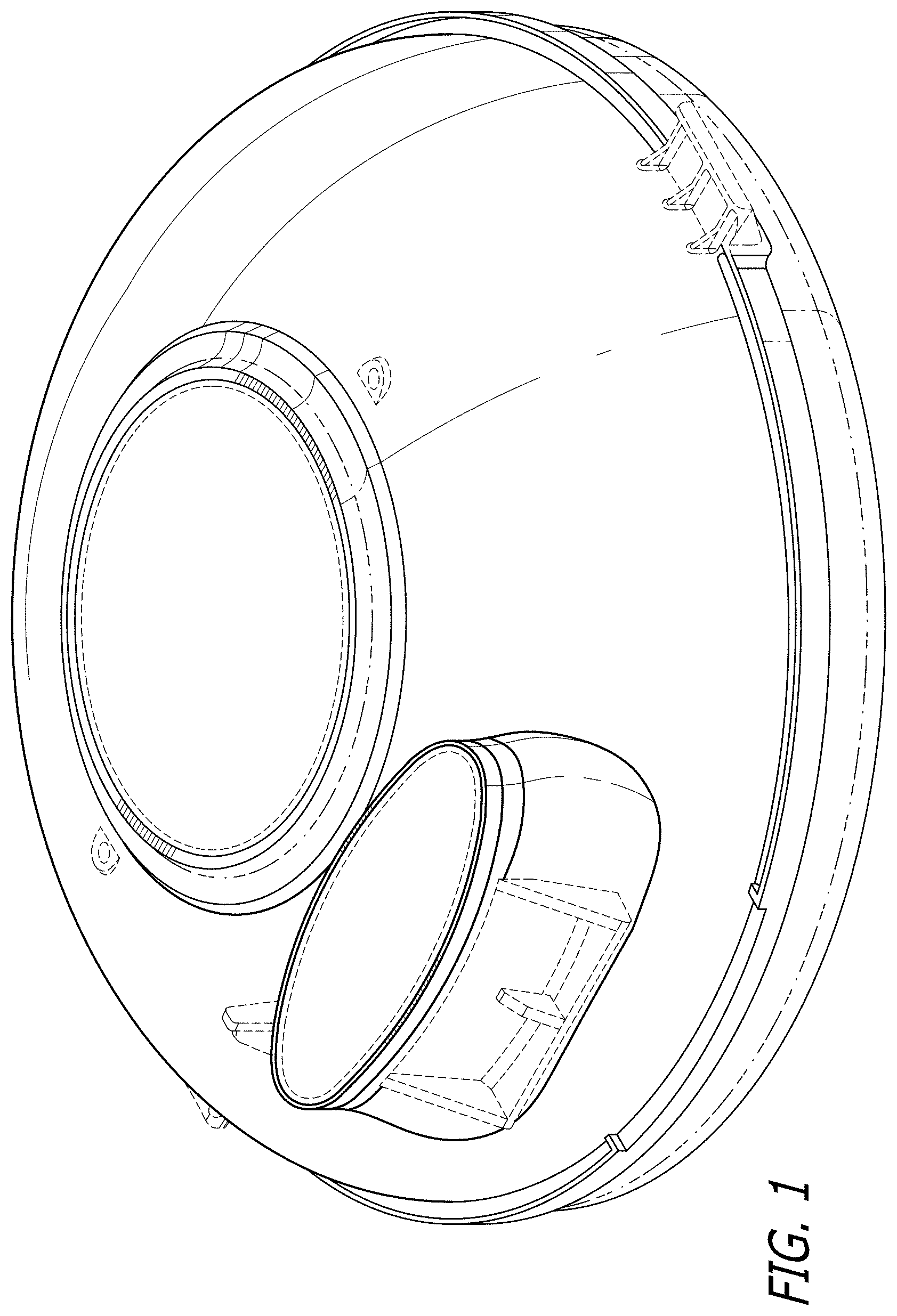 Patent USD1002135 Figure 1 – Vacuum water basin