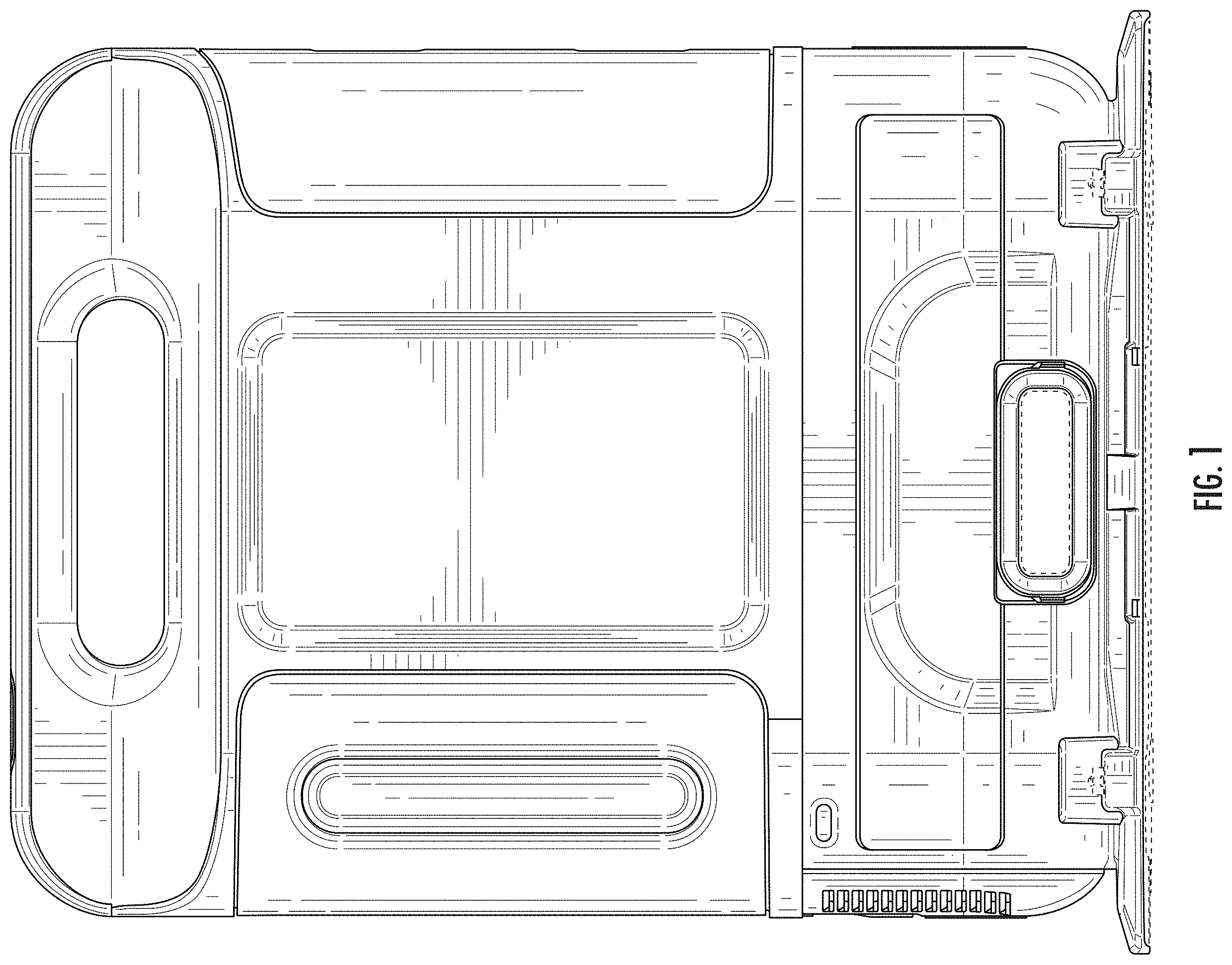 Patent USD1002136 — Robot vacuum docking station — Figure 1