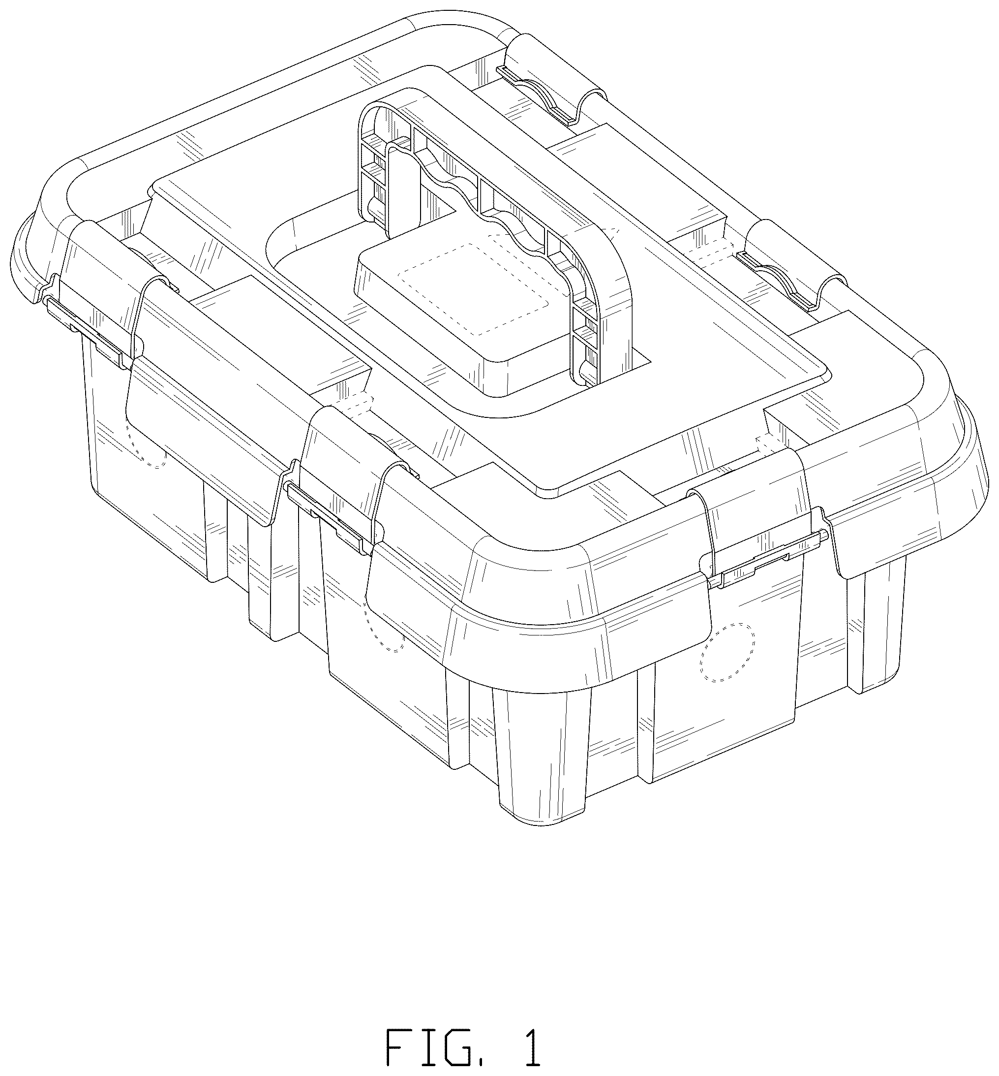 Patent USD1007857 — Electrical box — Figure 1