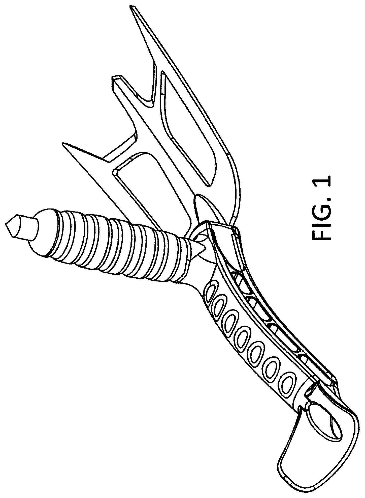 Patent USD1007981 — Hand gardening fork — Figure 1