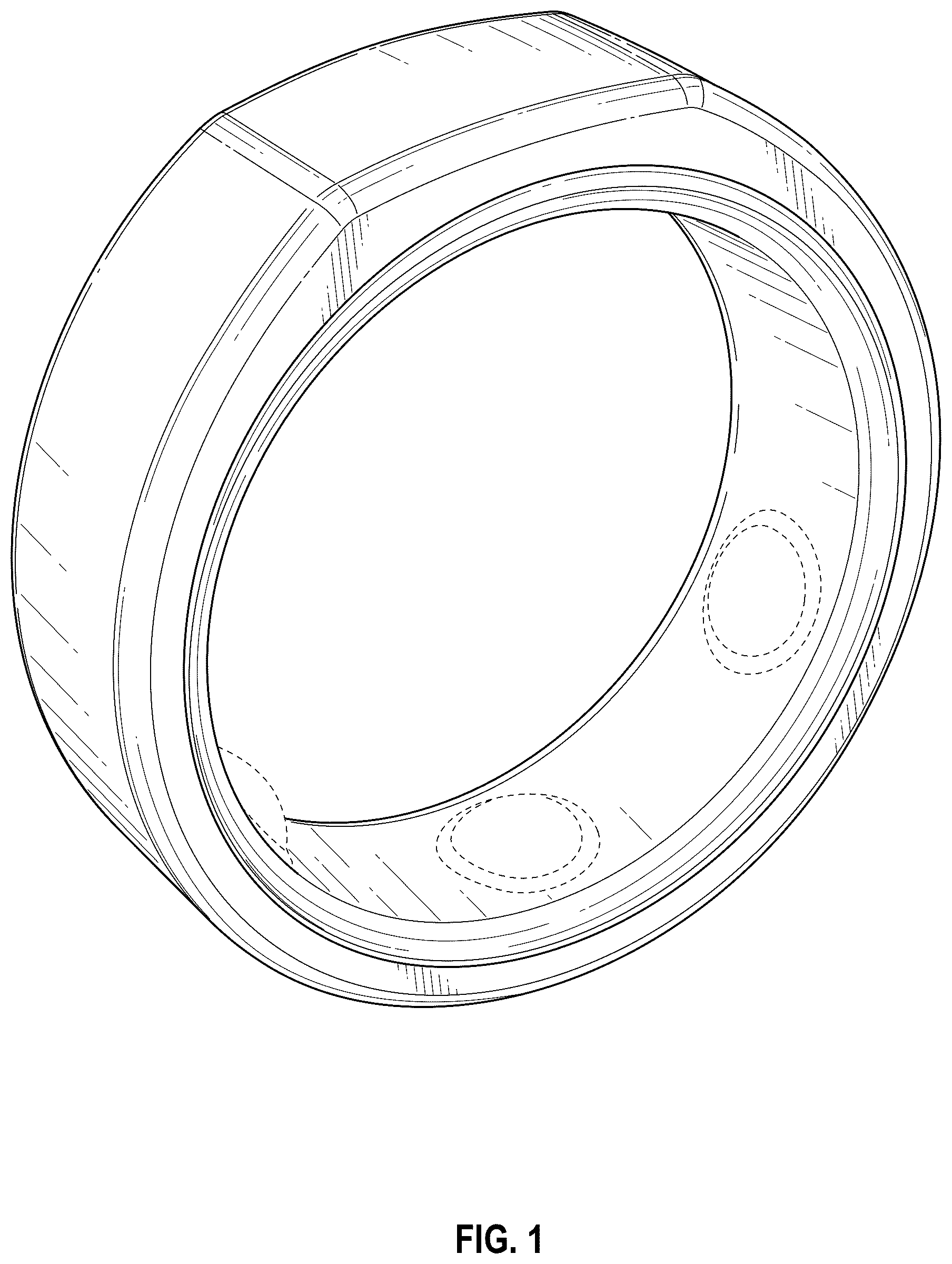 Patent USD1008058 — Device for monitoring and controlling personal lifestyle — Figure 1