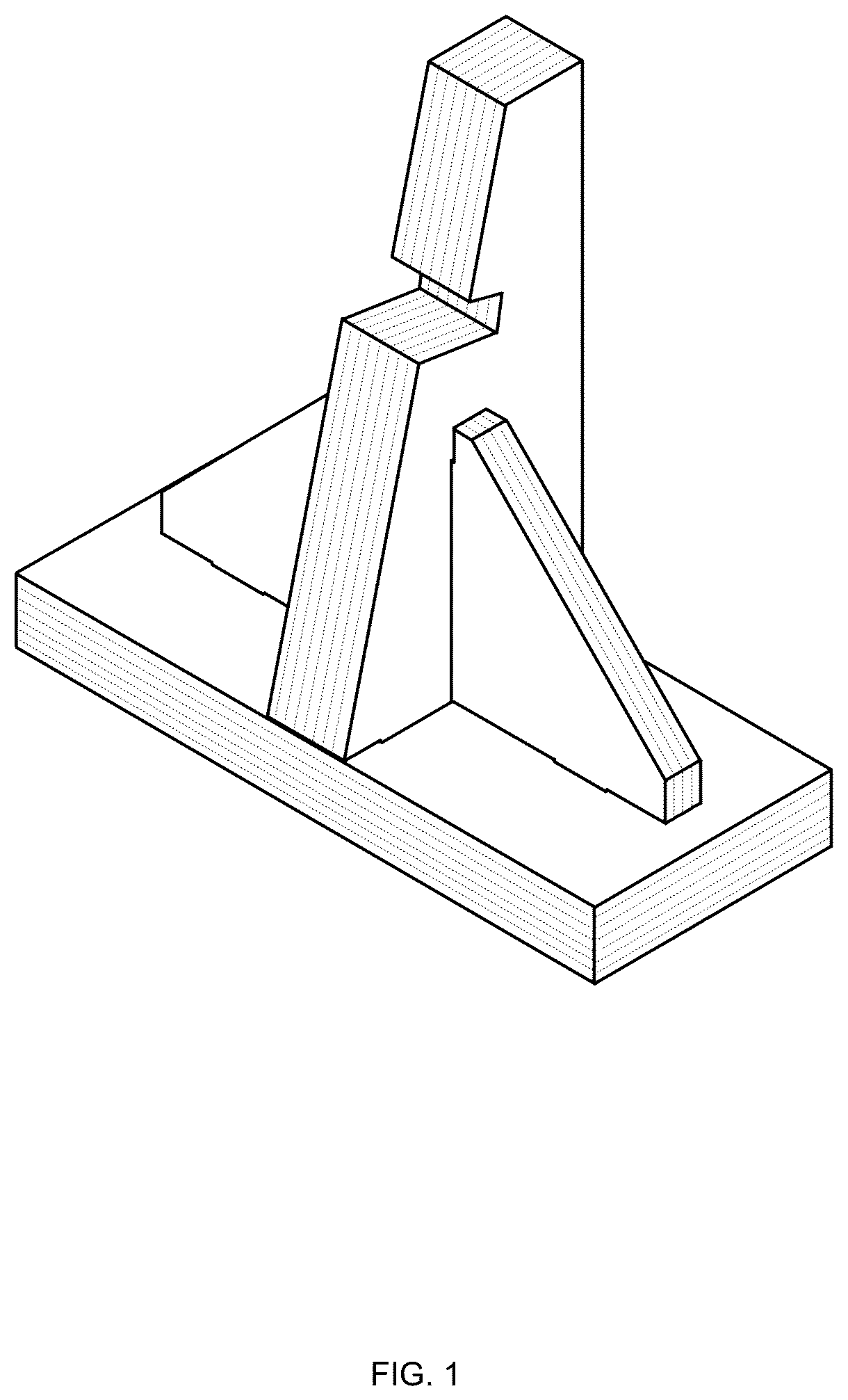 Patent USD1008109 — Bicycle stand — Figure 1
