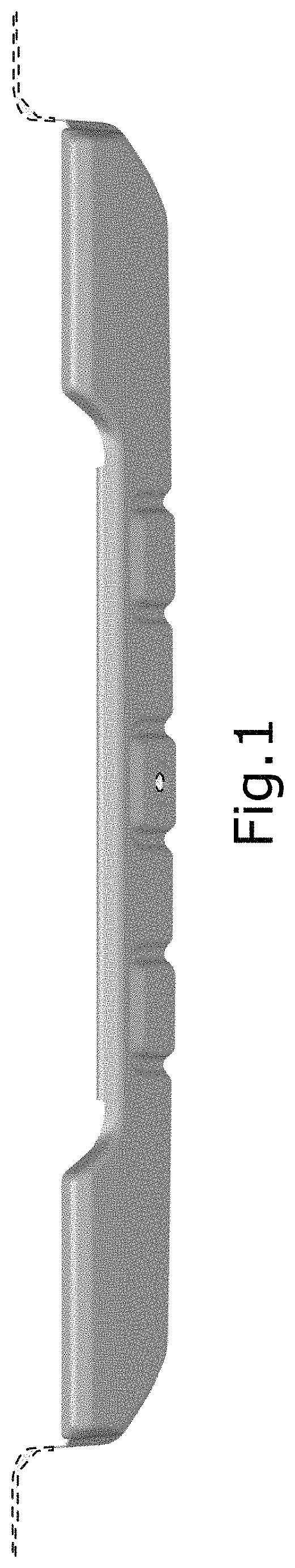 Patent USD1008114 — Vehicle rear skid plate — Figure 1