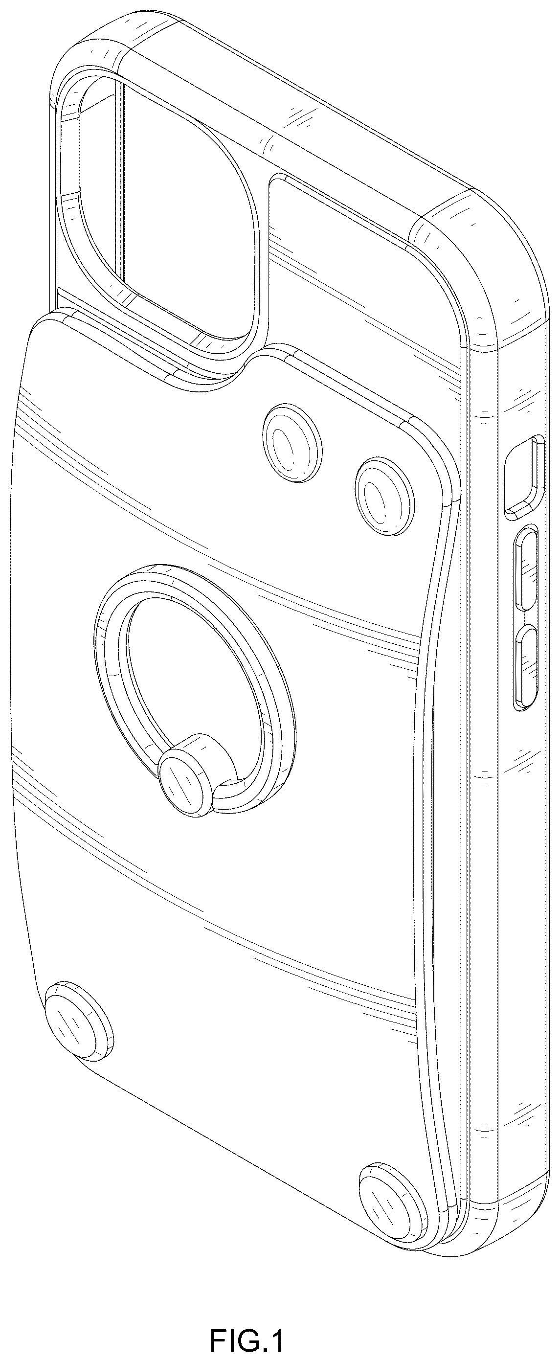 Patent USD1008238 — Protective case for mobile electronic device — Figure 1