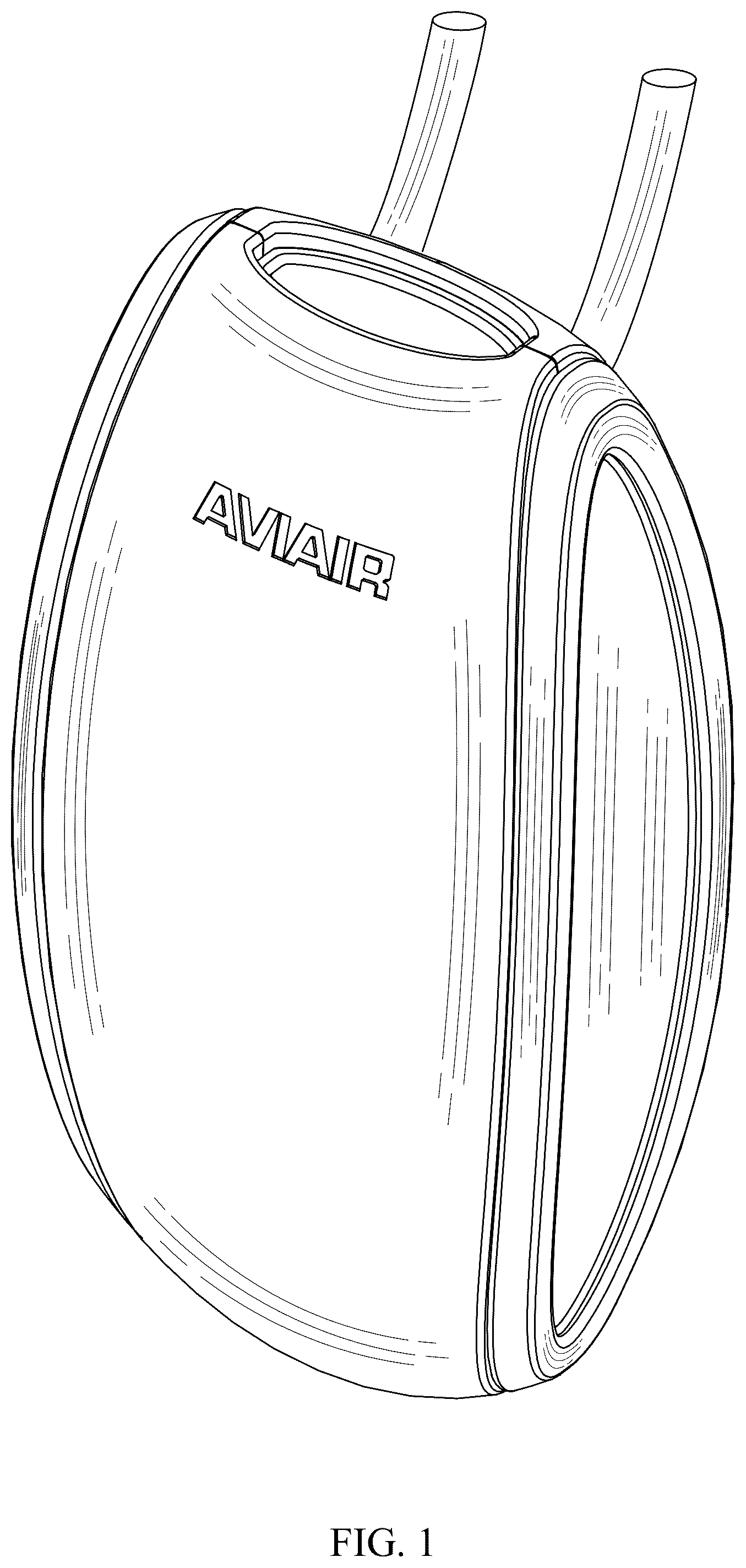 Patent USD1008441 — Personal portable air purifier — Figure 1