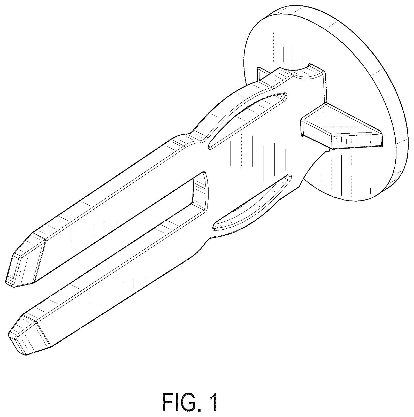 Patent USD1008452 — Lock member — Figure 1