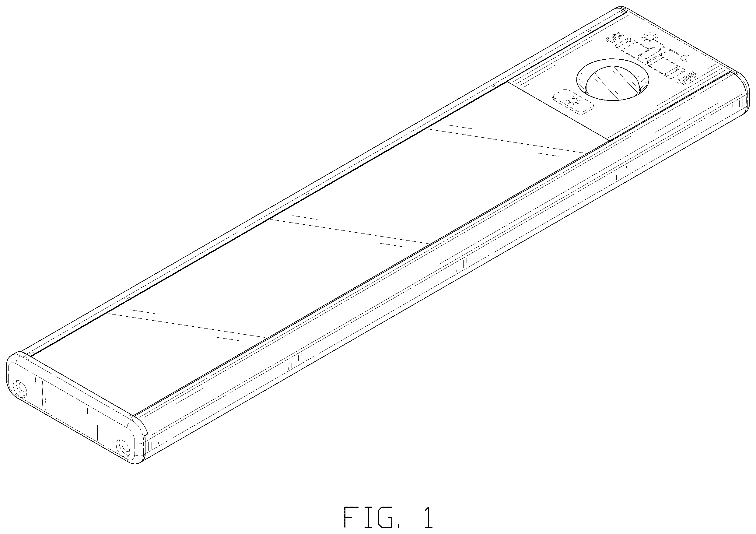 Patent USD1008517 — Cabinet light — Figure 1
