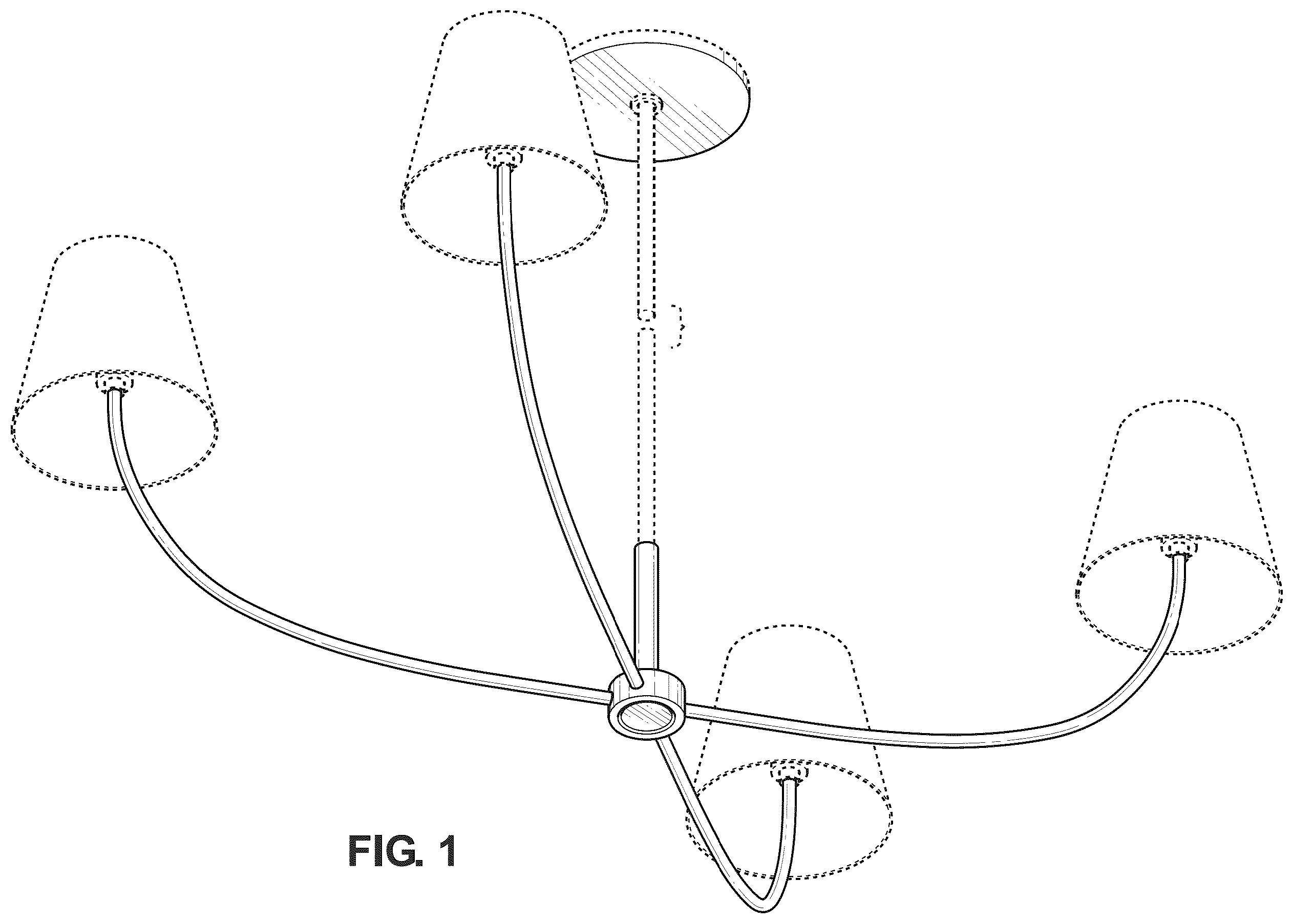 Patent USD1008537 — Lighting fixture — Figure 1