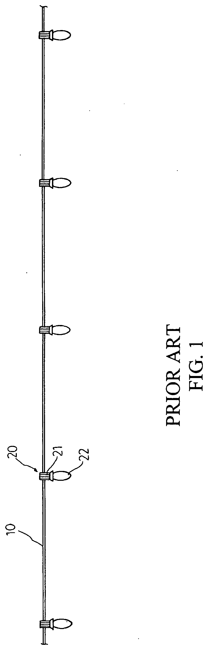 Patent USRE049688 — Clip cover for C-type light string — Figure 1