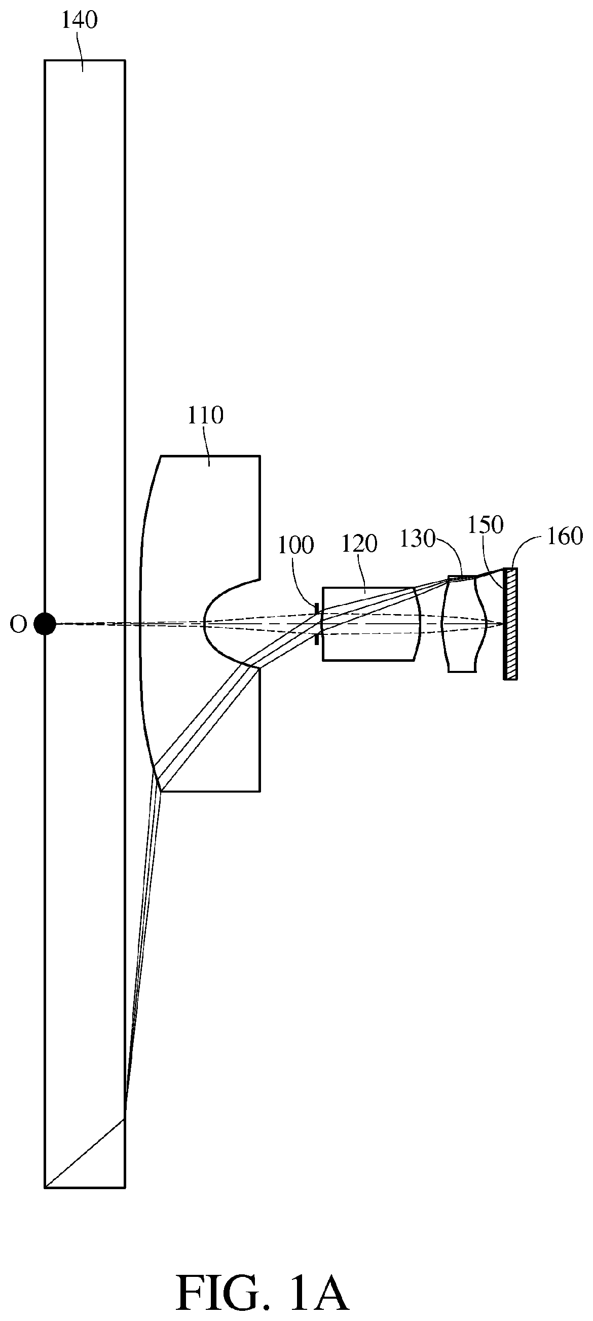 Patent USRE049703 — Compact optical system, image capturing unit and electronic device — Figure 1