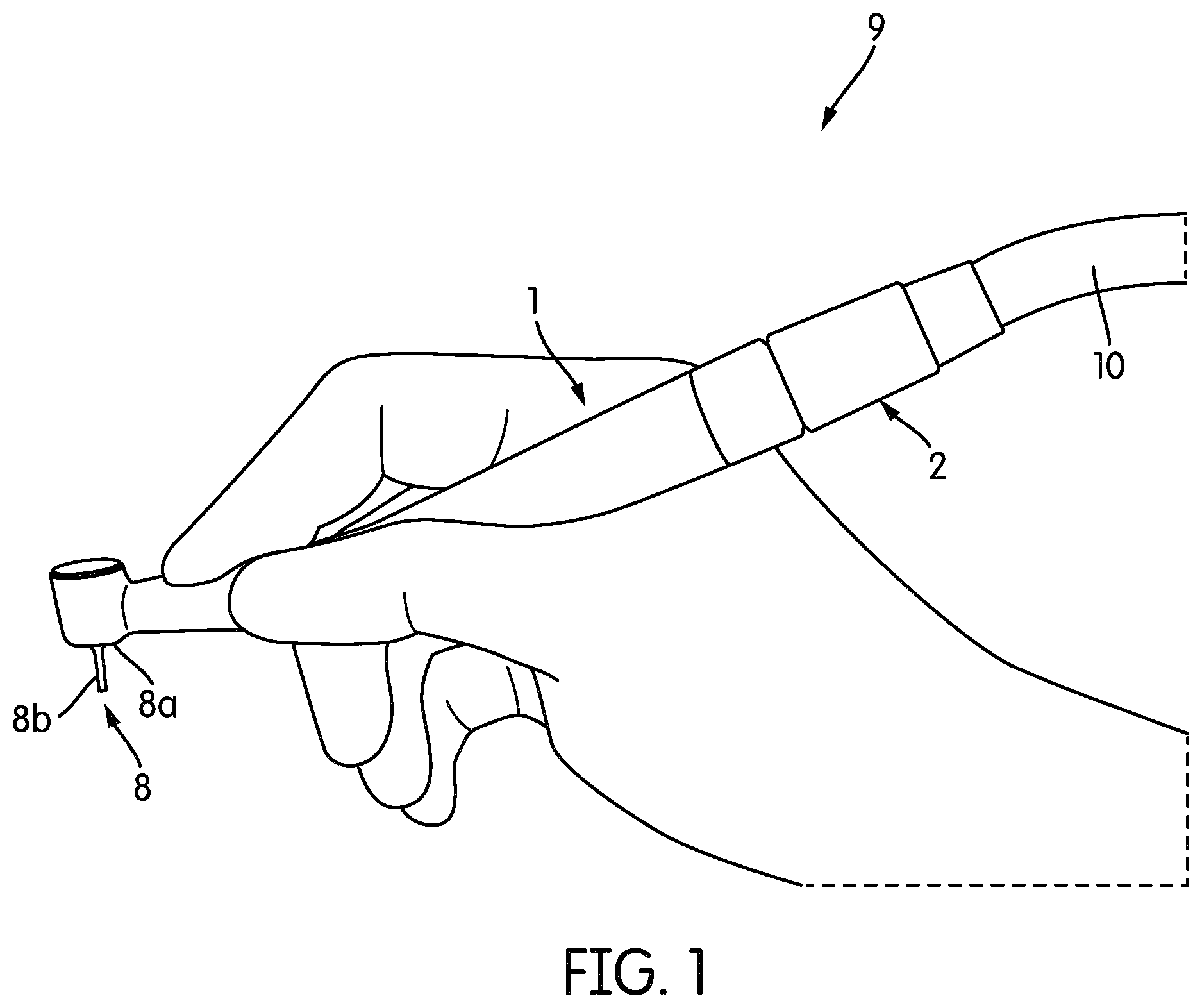 Patent US12090008 — Illuminating instrument for diagnostics, surgery or therapy — Figure 1