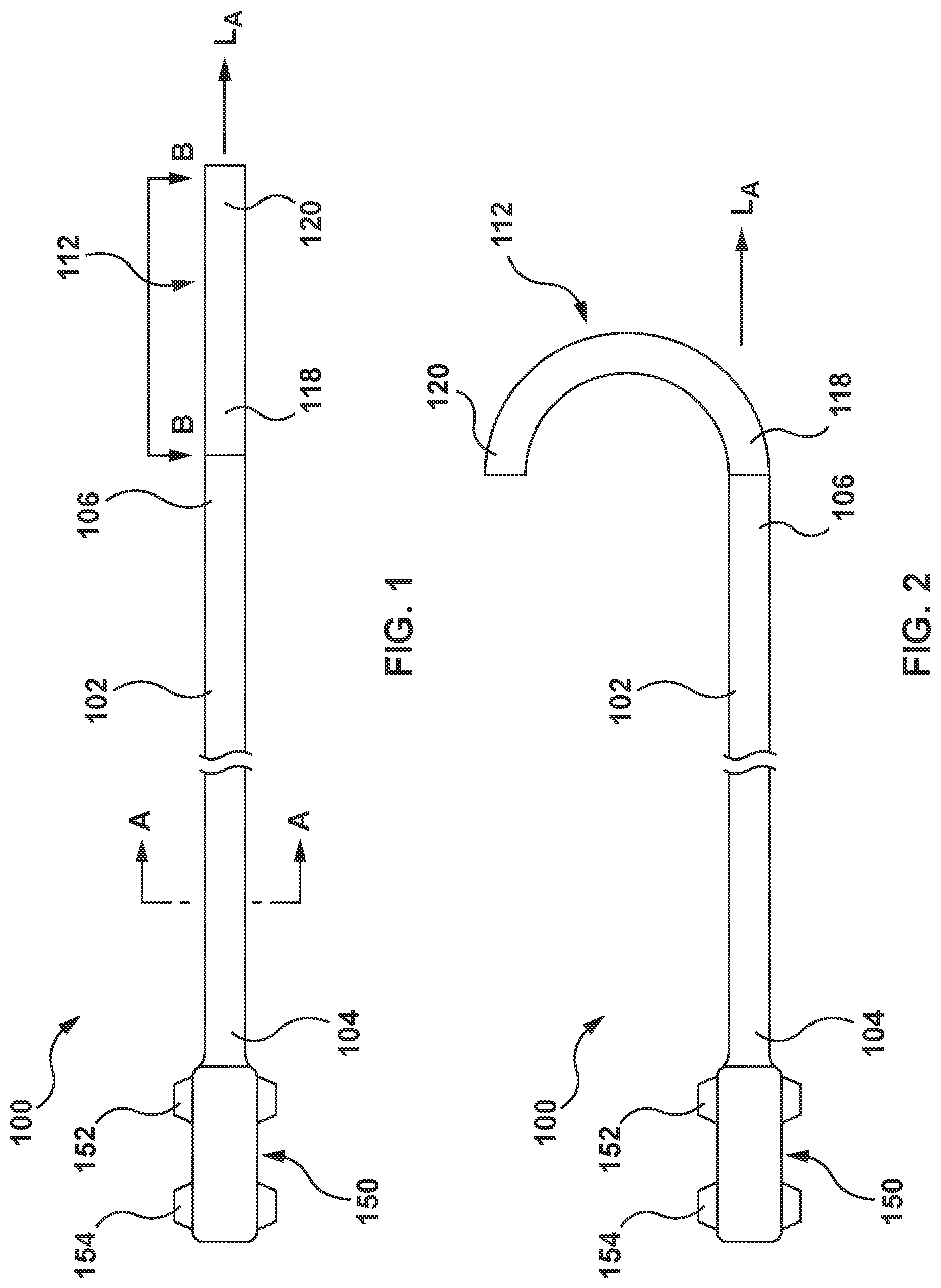 Patent US12090051 — Delivery device having a capsule for delivering a prosthesis and a pull wire for steering the capsule — Figure 1