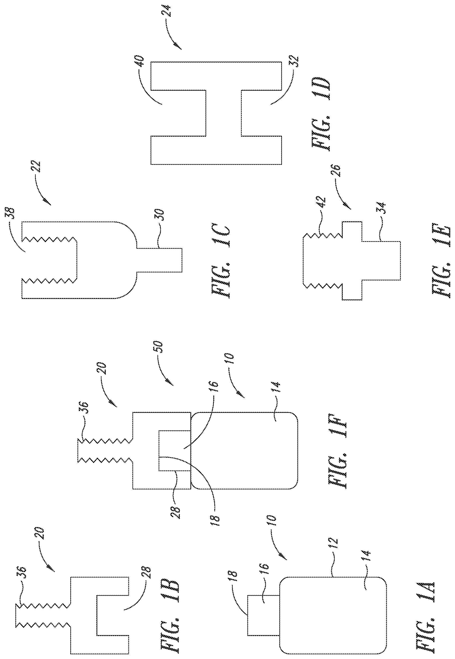 Patent US12090066 — Multi-piece implantable joint prosthesis — Figure 1