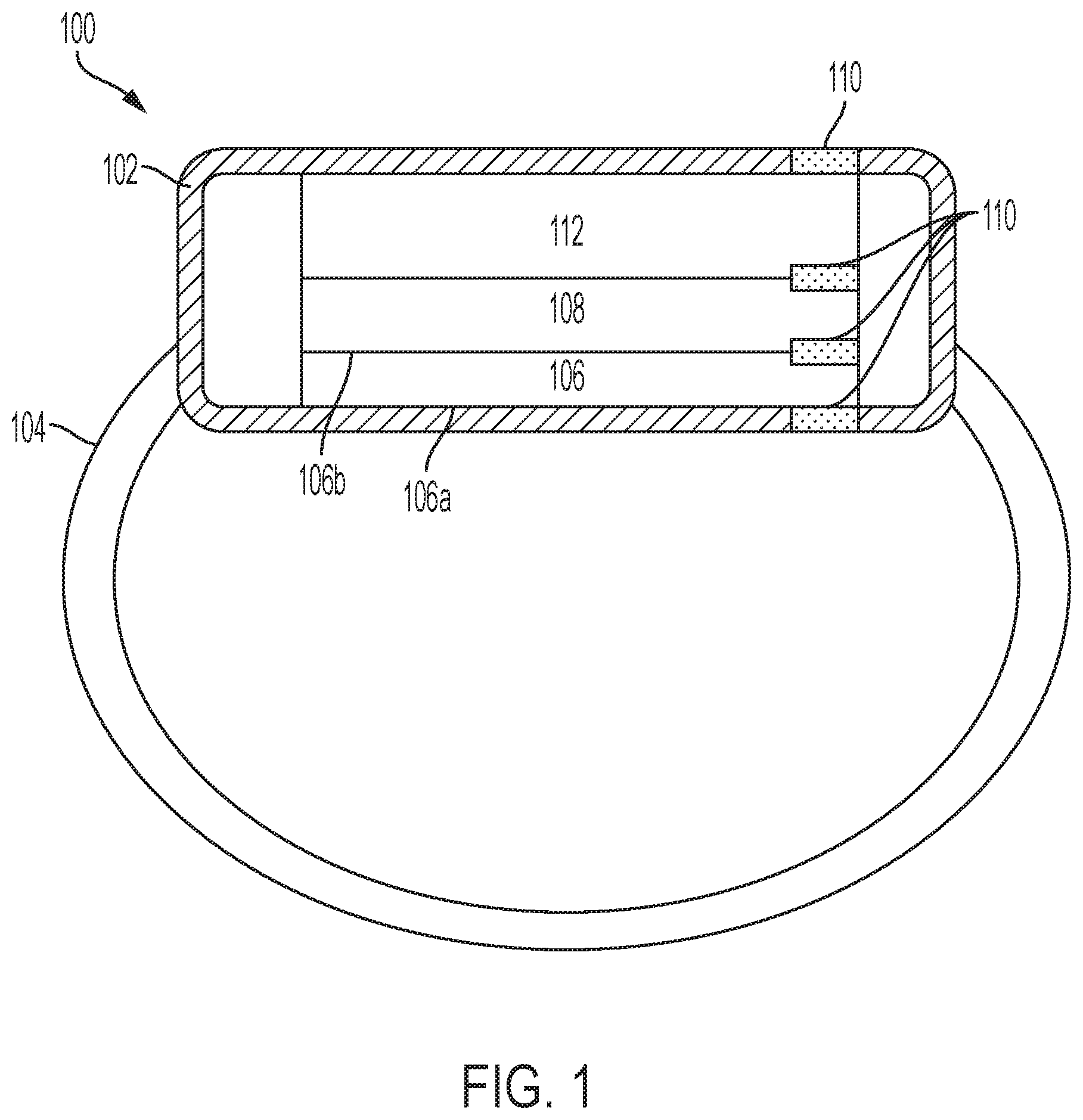 Patent US12090086 — Methods and systems for dissipating thermal loads in wearable devices — Figure 1