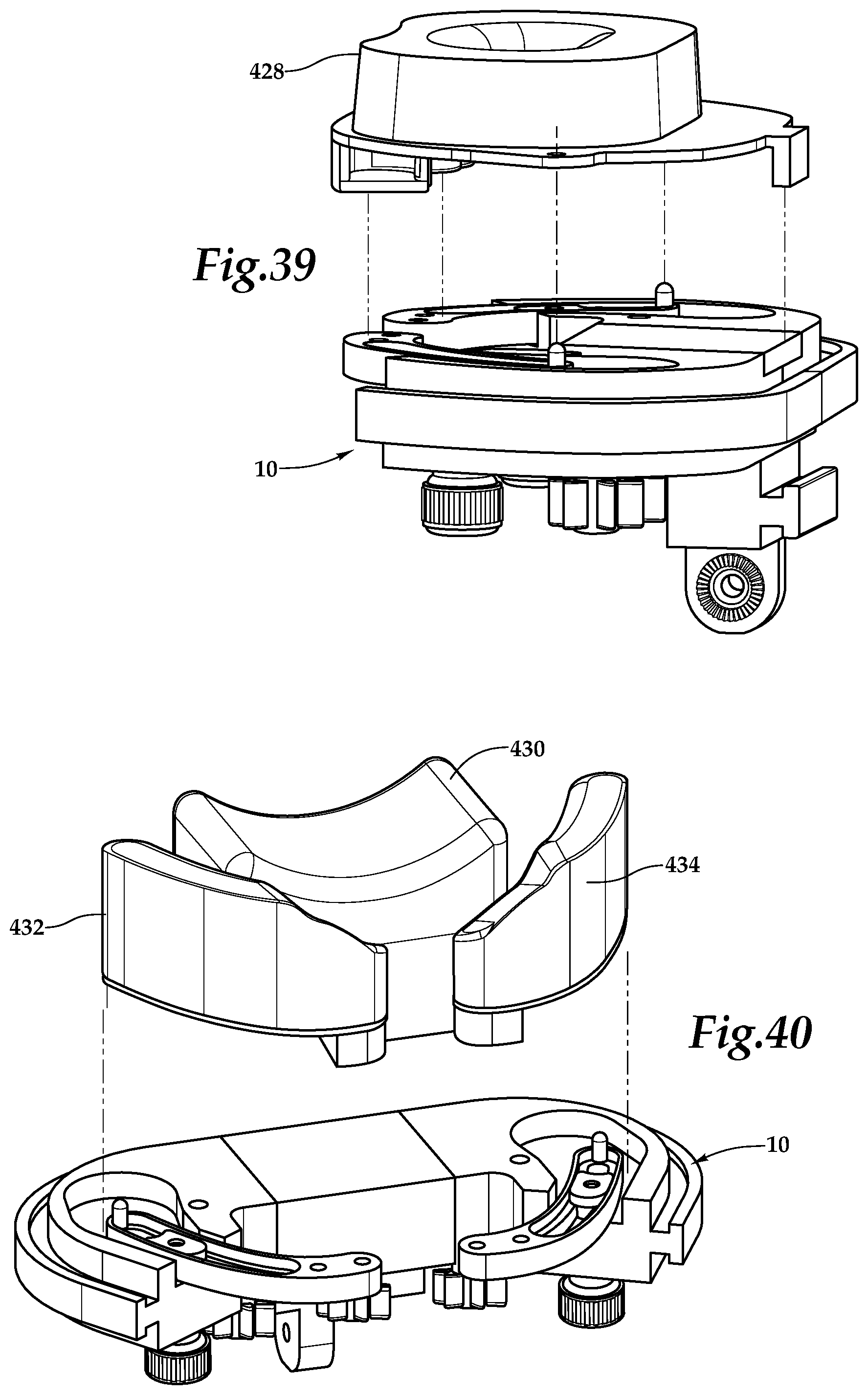 Patent US12090093 Figure 16 – Surgical universal headrest including skull pin holder assembly