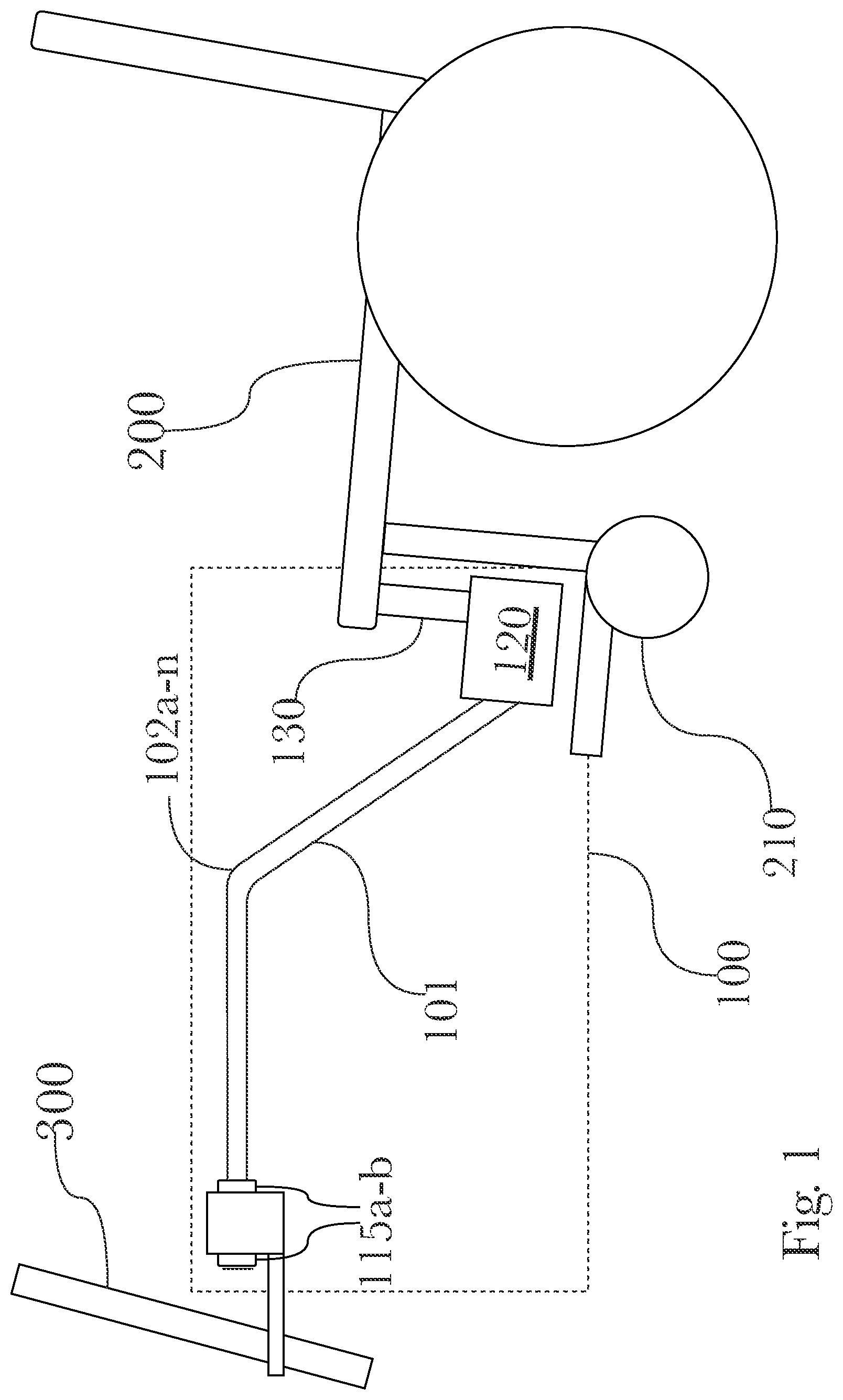Patent US12090098 Figure 1 – Wheelchair towing coupler